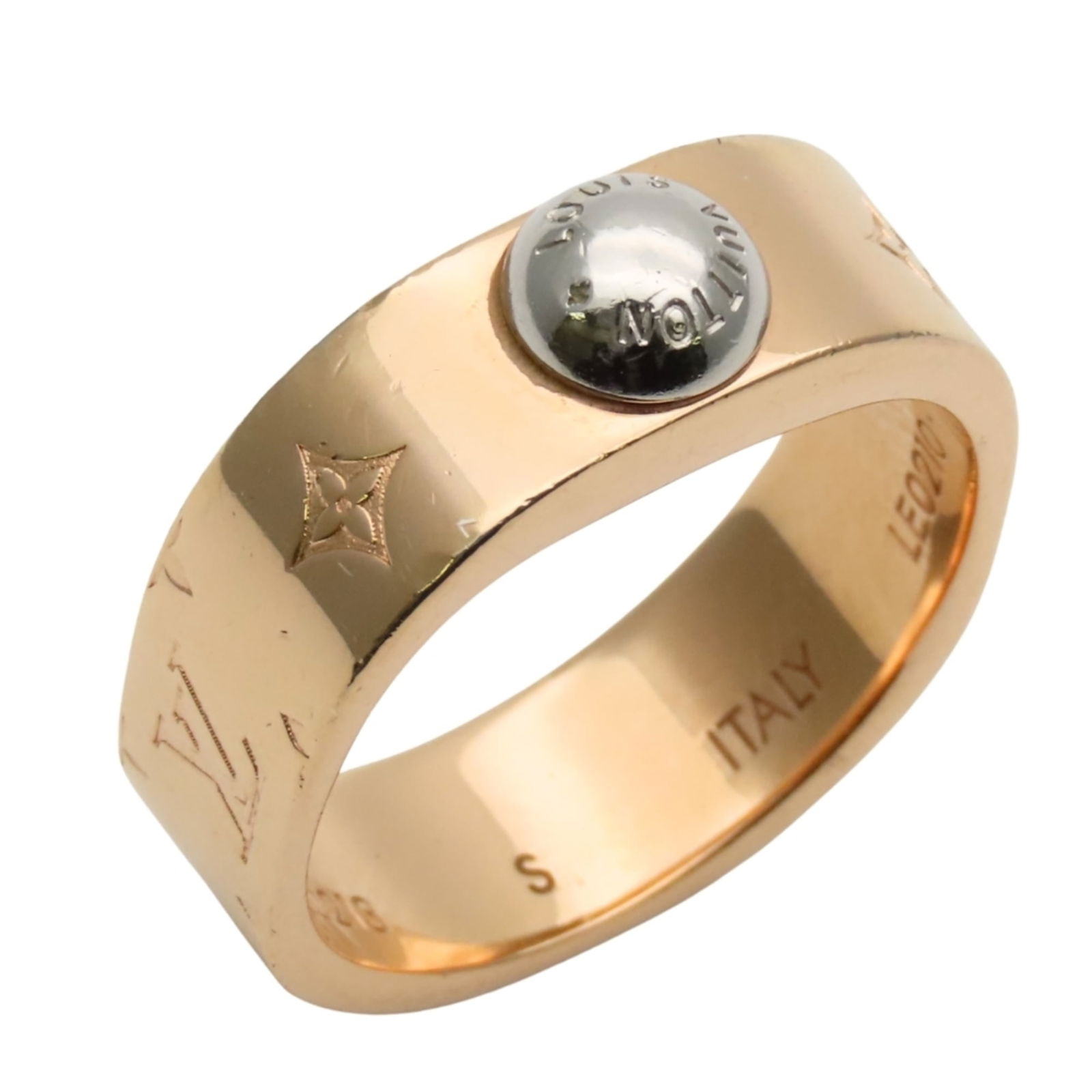 Metal Louis Vuitton Band Ring: Metal Louis Vuitton Band Ring This listing features Metal Louis Vuitton Band Ring. Item specifics are provided below. Item Specifics: Brand: Louis Vuitton Type: Band Ring Gender: Women Color: Pink