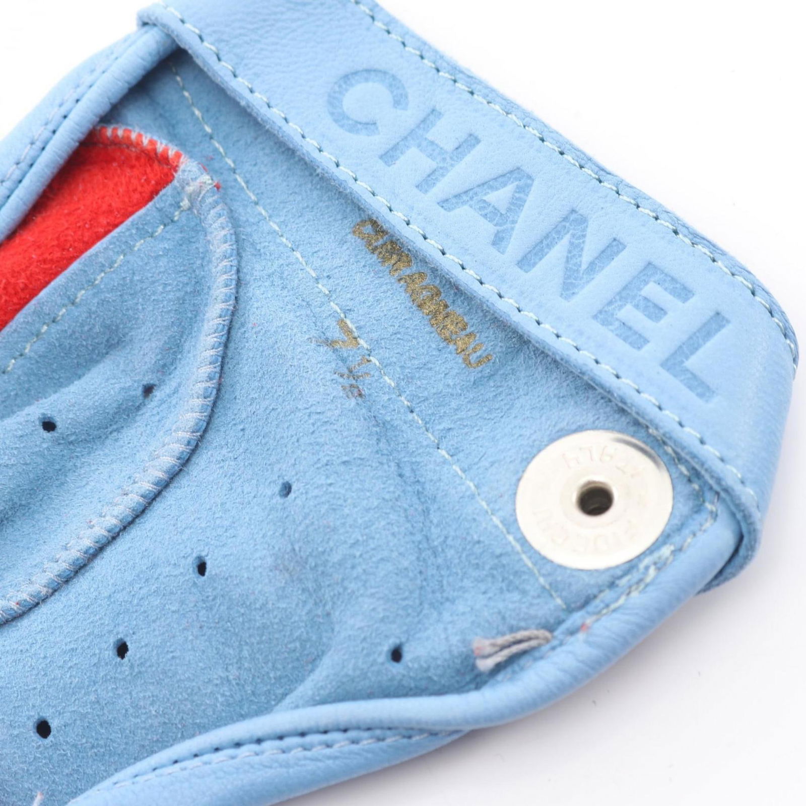 Leather Chanel Warm Gloves - 5