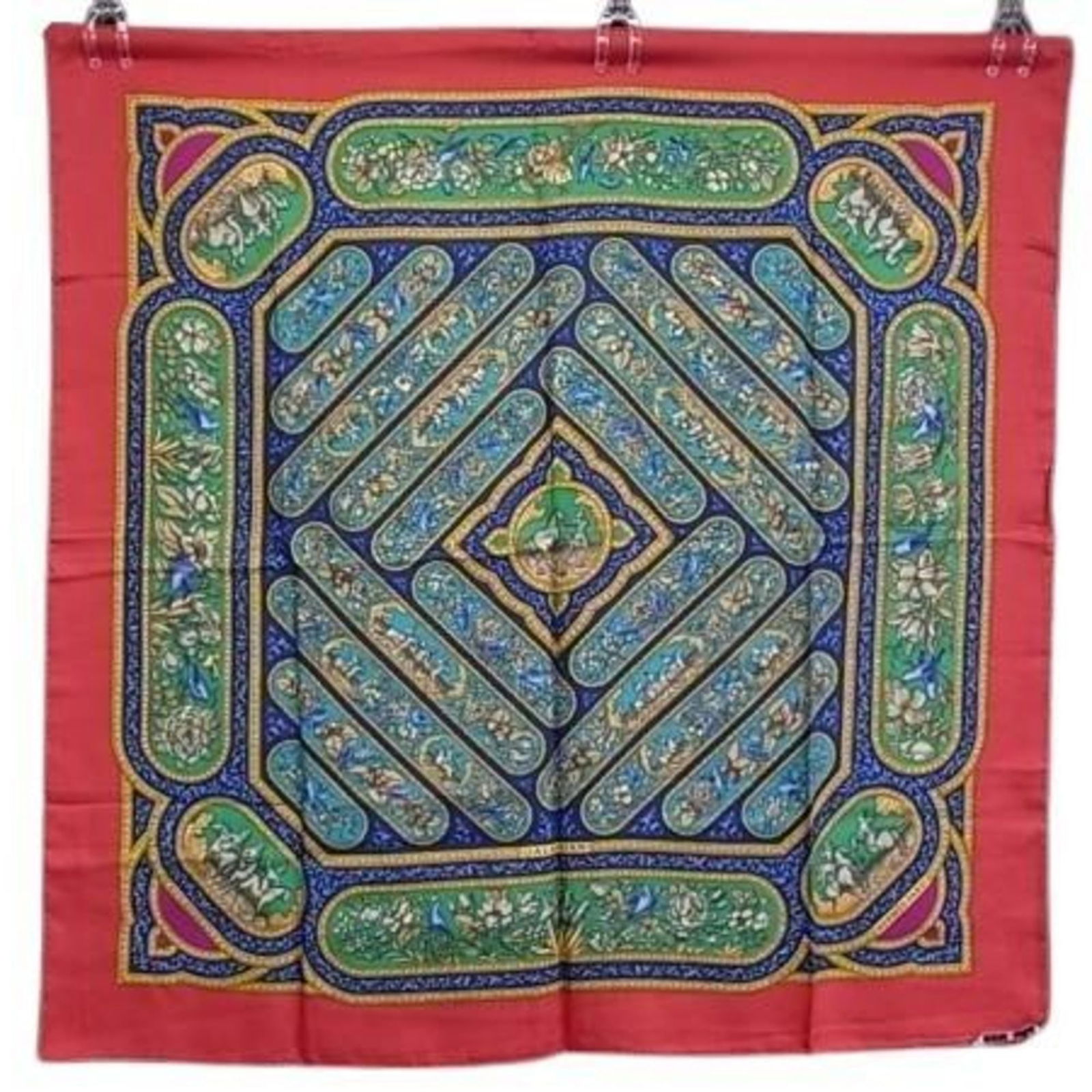 100% Hermes Scarf Silk (1 of 5)