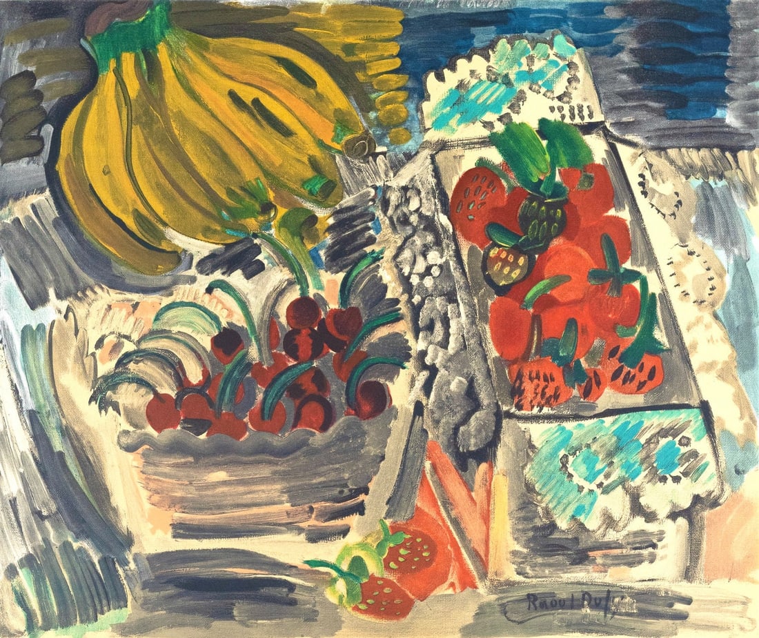 Lithograph - Raoul Dufy - Nature Morte Aux Fruits - Collection Pierre Lvy: Lithograph - Raoul Dufy - Nature Morte Aux Fruits - Collection Pierre Lvy This listing features Lithograph - Raoul Dufy - Nature Morte Aux Fruits - Collection Pierre Lvy. Item specifics are provided b