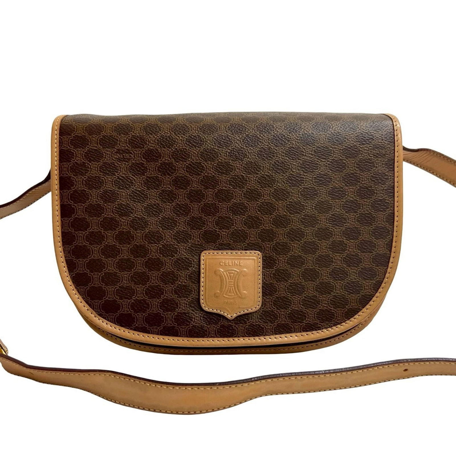 Pvc - Celine Shoulder Bag Leather (1 of 10)