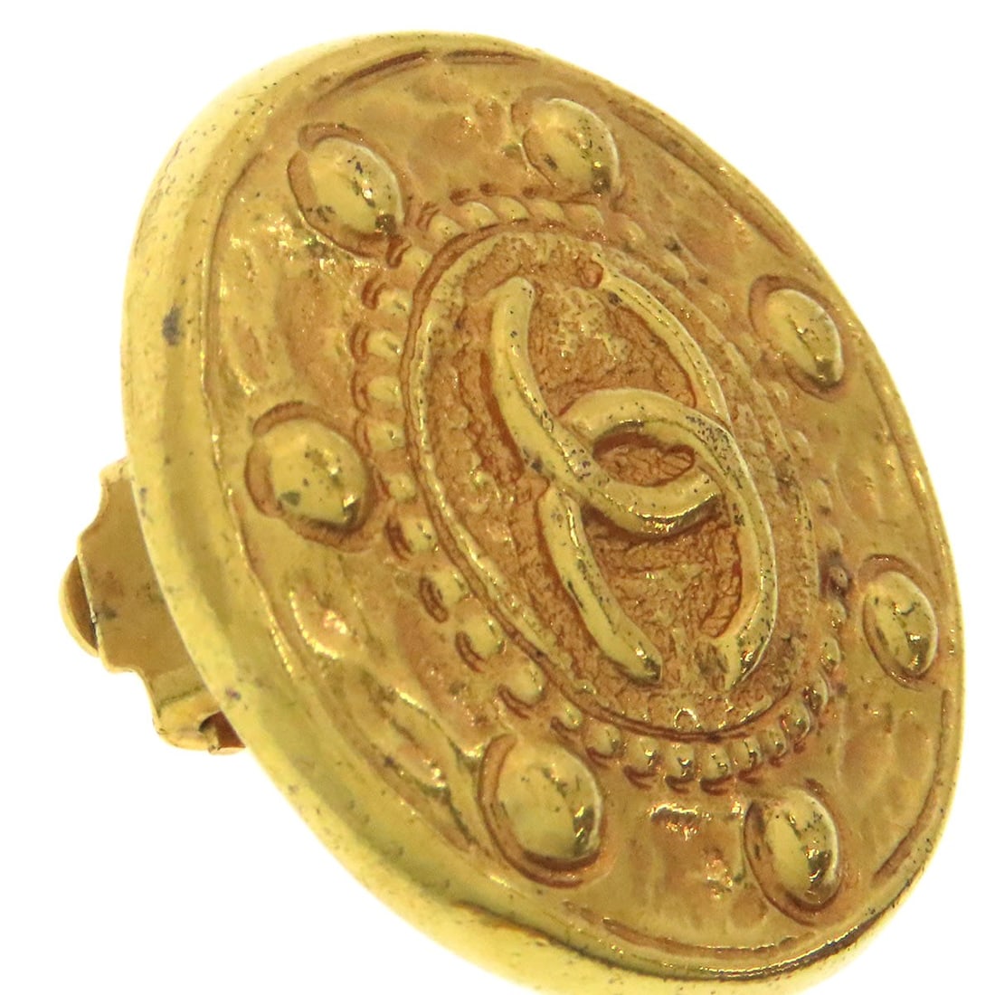 Metal CHANEL COCO Mark Earring - 10