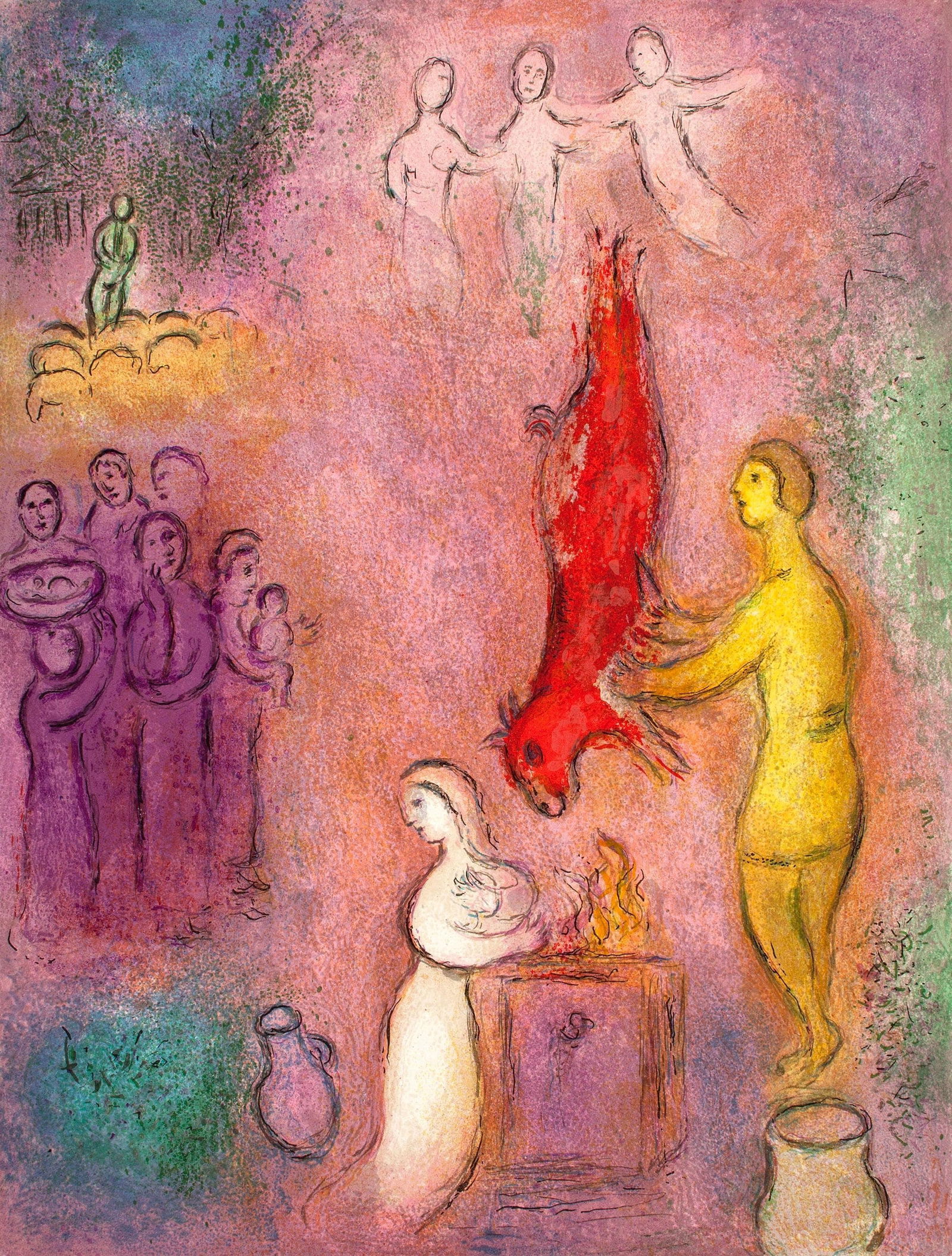 Hliogravure - Marc Chagall - Sacrifice aux Nymphes - Daphnis et Chlo: Hliogravure - Marc Chagall - Sacrifice aux Nymphes - Daphnis et Chlo This listing features Hliogravure - Marc Chagall - Sacrifice aux Nymphes - Daphnis et Chlo. Item specifics are provided below. 