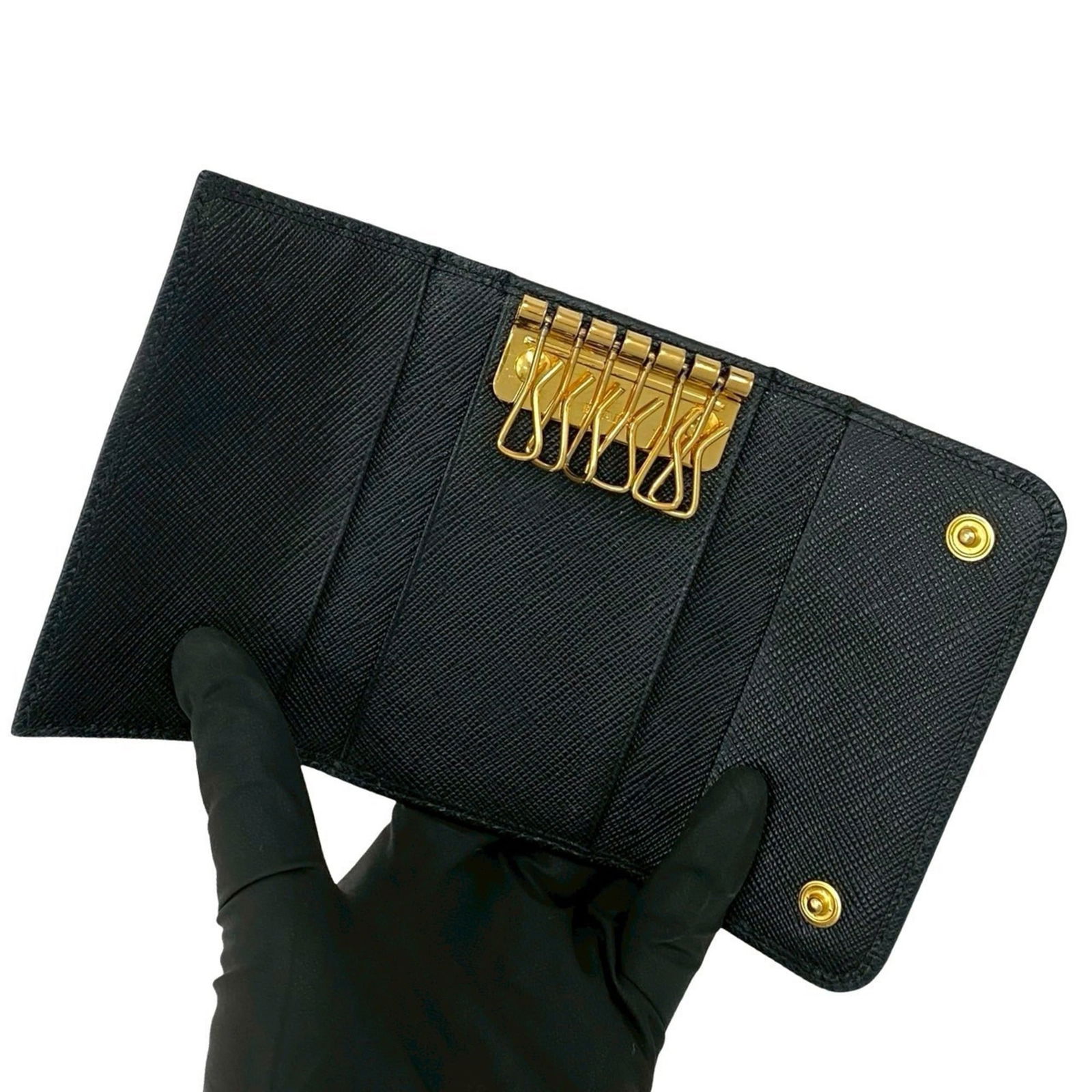 Leather Prada Keycase - 7