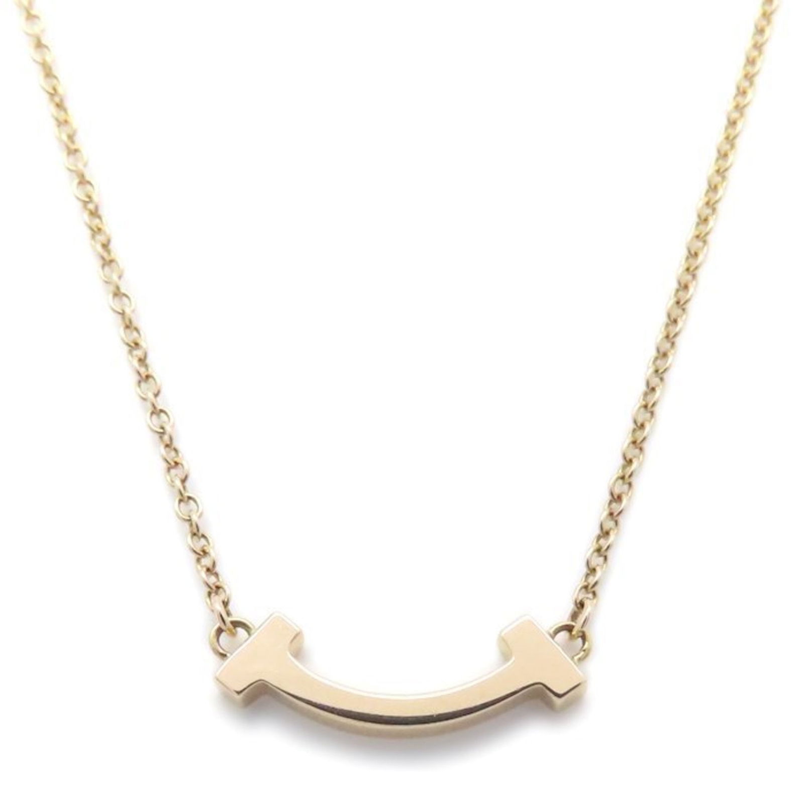 295046 TIFFANY & Co. Tiffany T Smile Necklace Mini 18KRG Women's: 295046 TIFFANY & Co. Tiffany T Smile Necklace Mini 18KRG Women's This listing features 295046 TIFFANY & Co. Tiffany T Smile Necklace Mini 18KRG Women's. Item specifics are provided below. Item Specifi