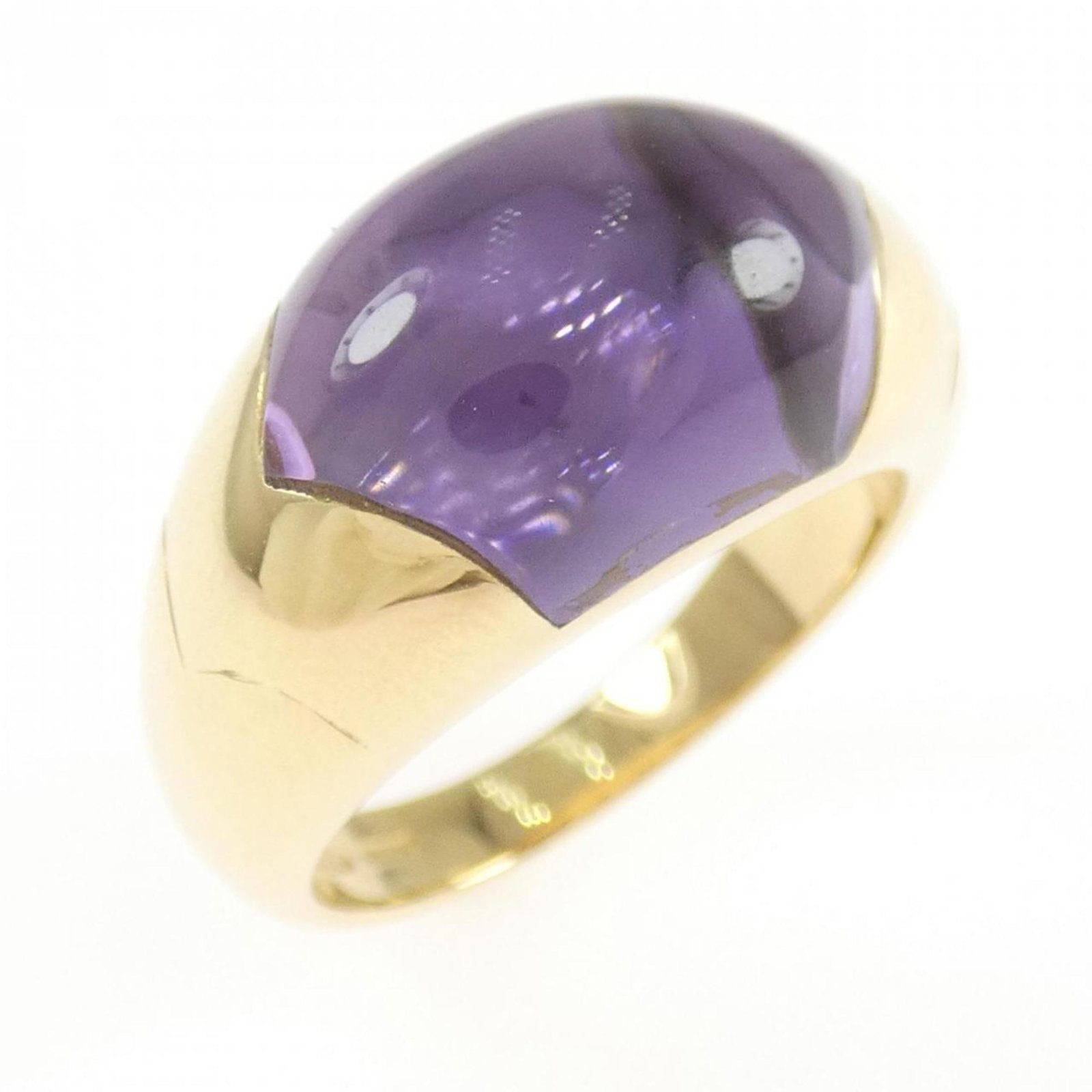 (18K) Bvlgari Band Ring Yellow Gold (1 of 5)
