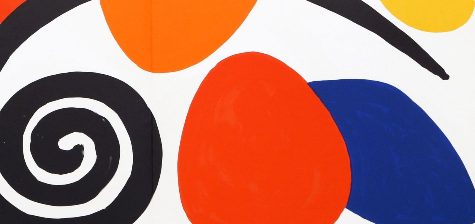 Lithograph - Alexander Calder - Composition - Derrire le miroir - 3