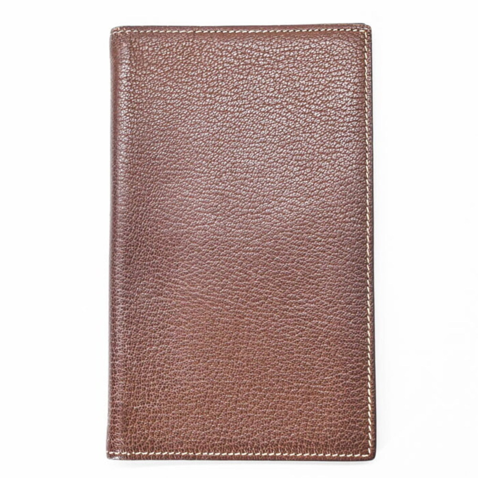 Two-Tone Brown Etoupe Leather - Hermes HERMS Agenda Planner Cover - Chevre (1 of 14)