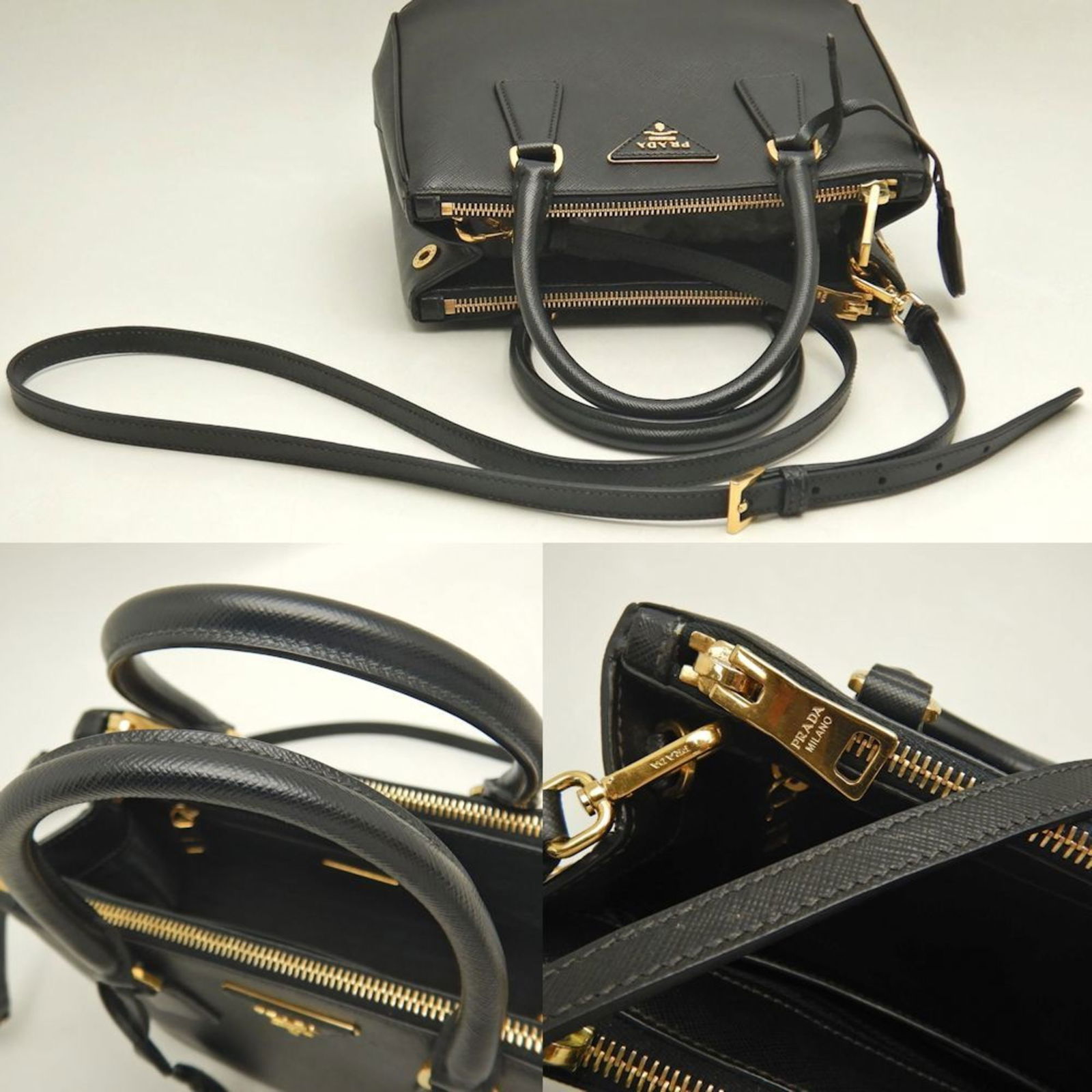 Leather Prada Handbag - 6