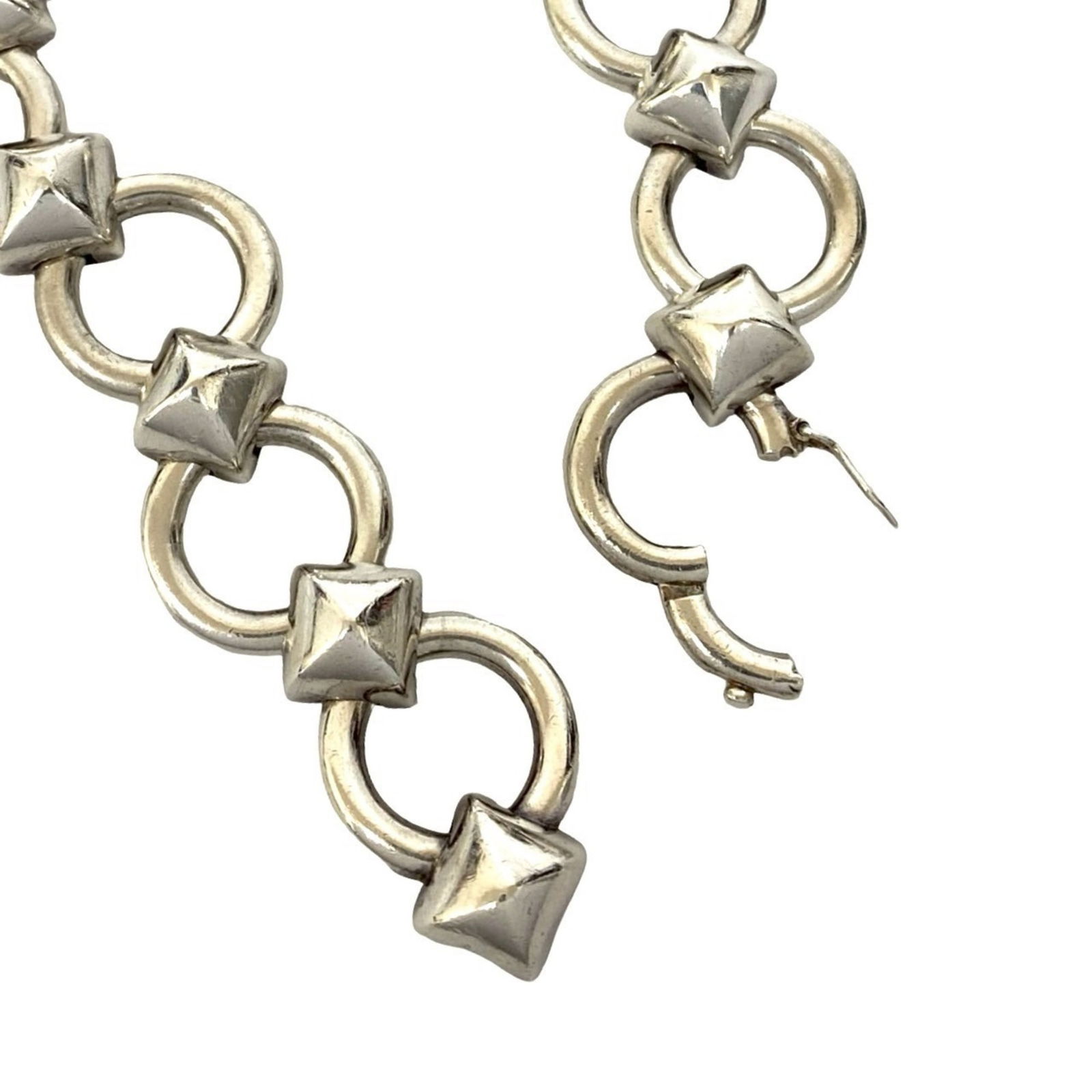 925 Hermes Charm Bracelet Silver - 3