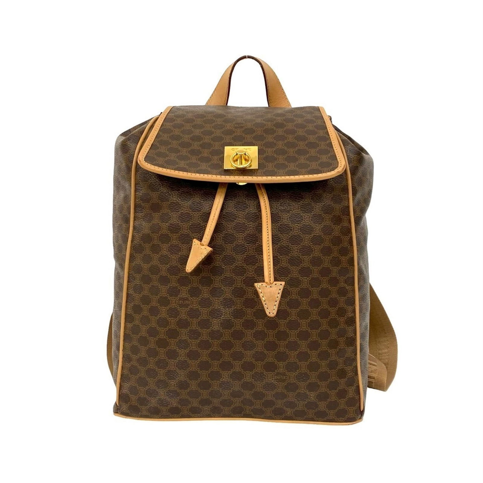Pvc - Celine Backpack Leather: Pvc - Celine Backpack Leather This listing features Pvc - Celine Backpack Leather. Item specifics are provided below. Item Specifics: Brand: Celine Type: Backpack Material: Leather , Pvc Color: Brown
