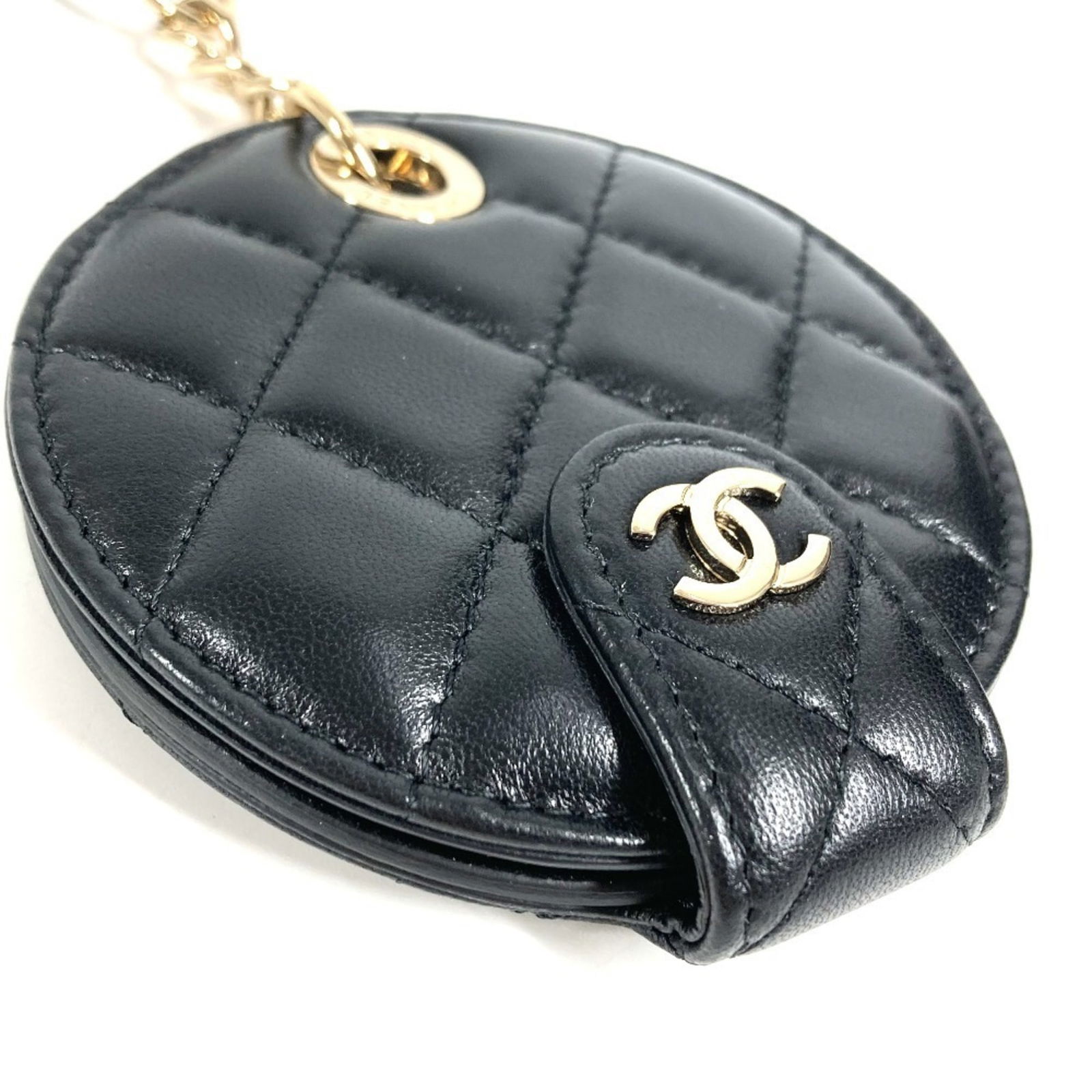 Leather Chanel Keyring - 3