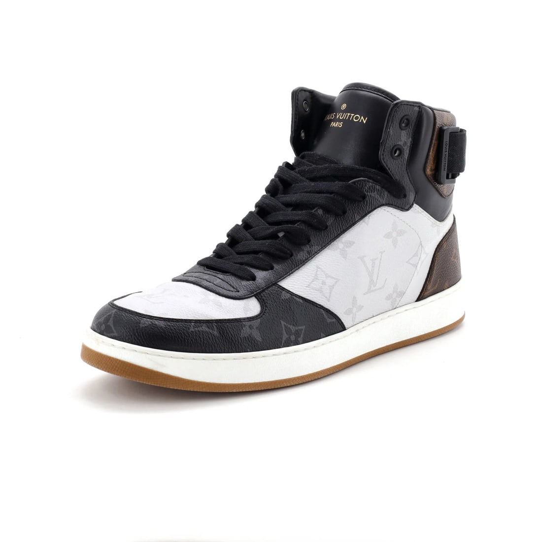 Leather Louis Vuitton Men's Rivoli Sneaker Boots Monogram Canvas with (1 of 6)