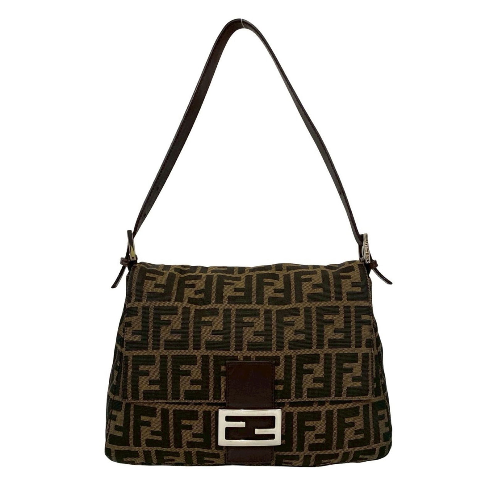 Leather - Fendi Handbag - Shoulder Bag Canvas (1 of 10)