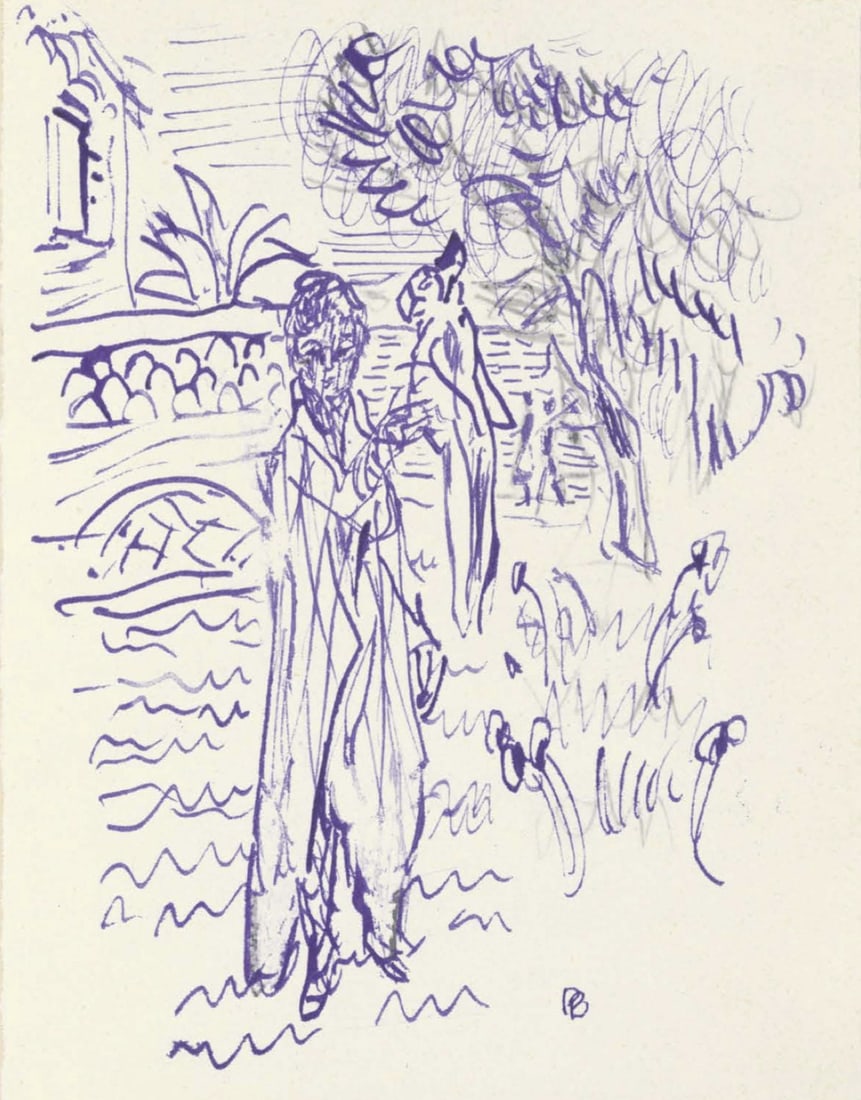 Lithograph - Pierre Bonnard - Composition (Terrasse 54) - Pierre Bonnard Correspondences: Lithograph - Pierre Bonnard - Composition (Terrasse 54) - Pierre Bonnard Correspondences This listing features Lithograph - Pierre Bonnard - Composition (Terrasse 54) - Pierre Bonnard