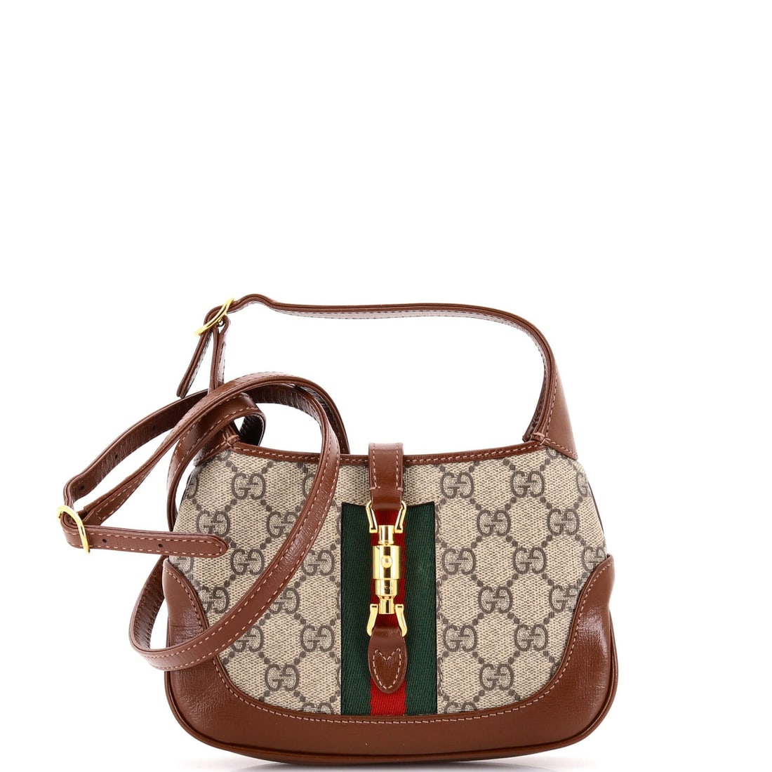Mini Gucci Jackie 1961 Hobo GG Coated Canvas (1 of 6)