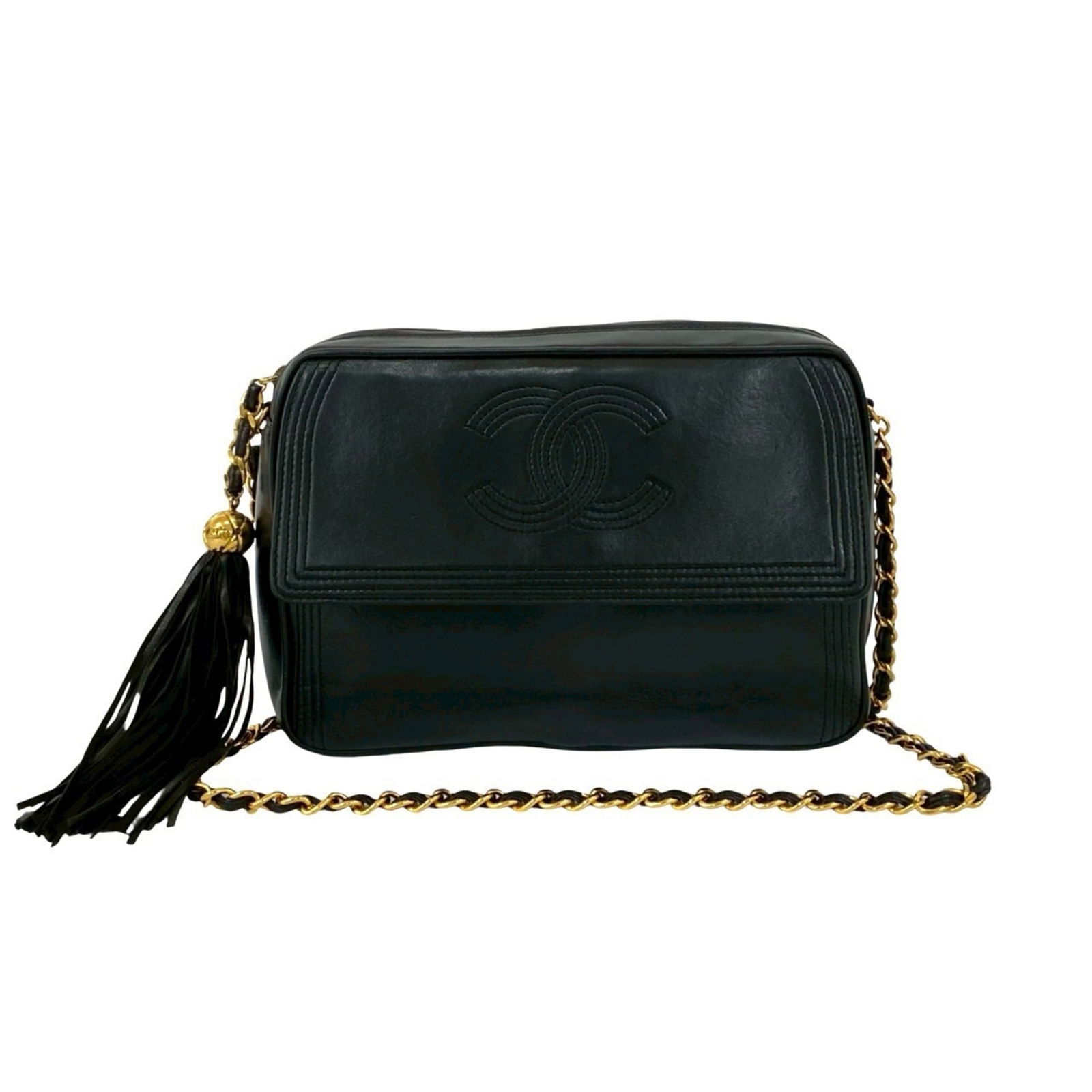 Leather Chanel Shoulder Bag: Leather Chanel Shoulder Bag This listing features Leather Chanel Shoulder Bag. Item specifics are provided below. Item Specifics: Brand: Chanel Type: Shoulder Bag Material: Leather Leather/Fur Type: L