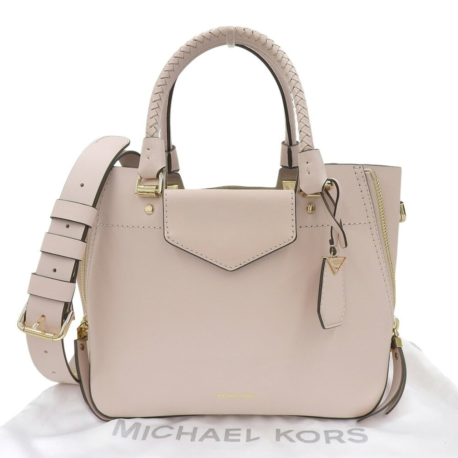 Leather Michael Kors Handbag (1 of 9)