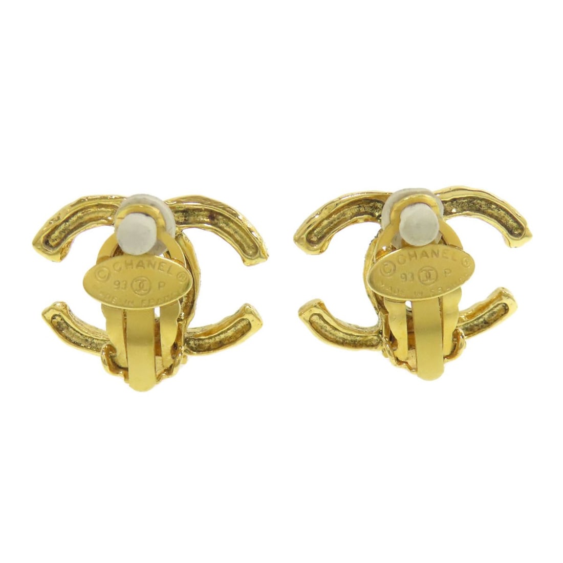 Metal CHANEL COCO Mark Earring - 2