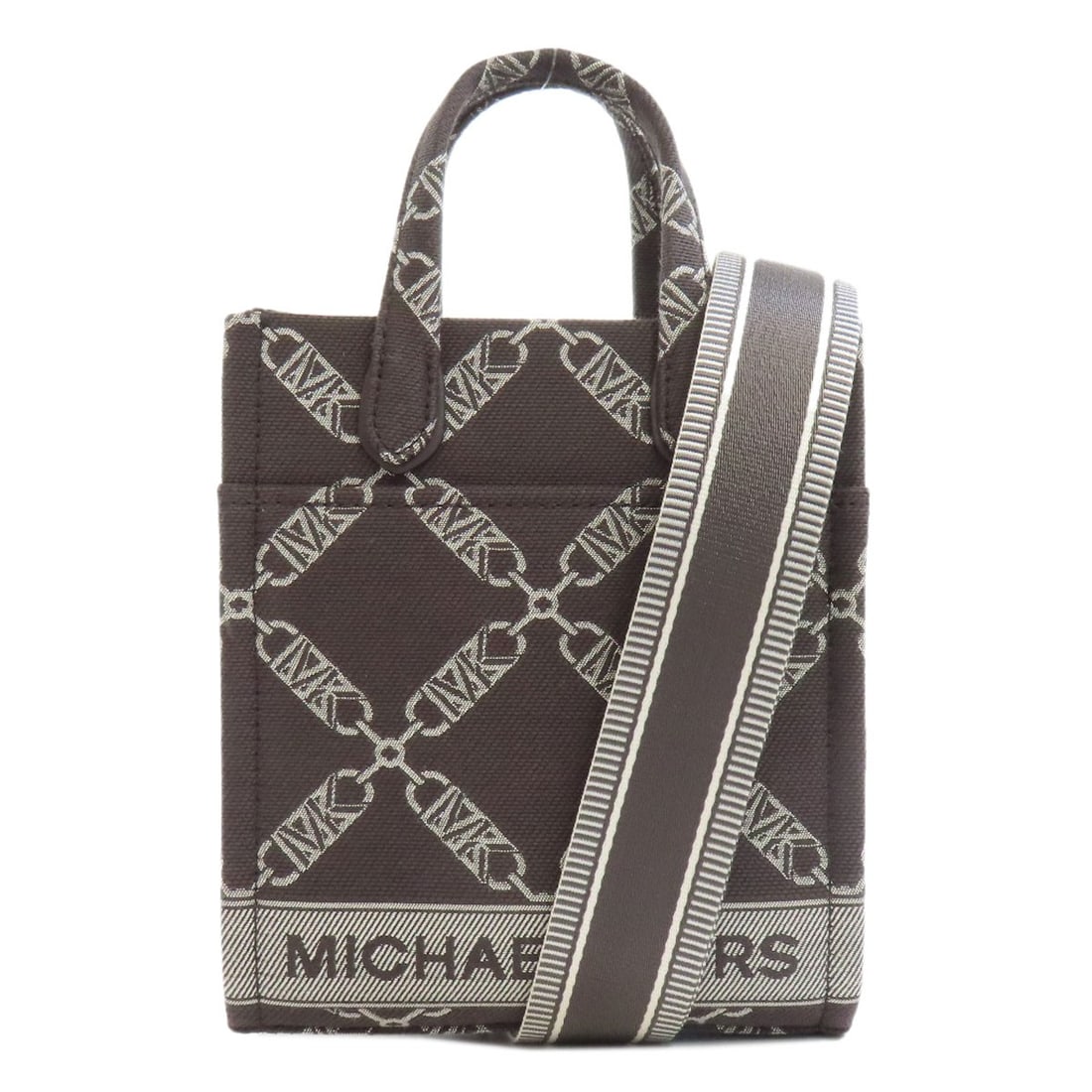 Canvas Michael Kors GIGI 2WAY Handbag: Canvas Michael Kors GIGI 2WAY Handbag This listing features Canvas Michael Kors GIGI 2WAY Handbag. Item specifics are provided below. Item Specifics: Brand: Michael Kors Style: Handbag Exterior