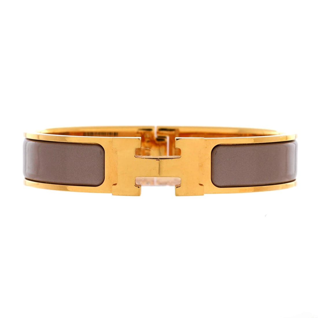Narrow Hermes Clic H Bracelet Enamel (1 of 3)