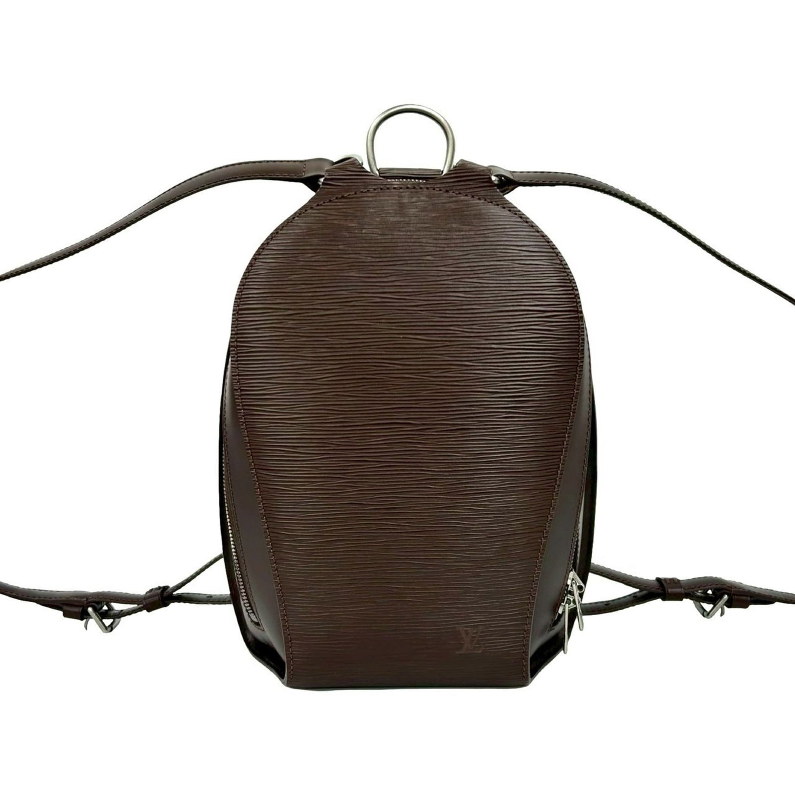 Leather Louis Vuitton Backpack: Leather Louis Vuitton Backpack This listing features Leather Louis Vuitton Backpack. Item specifics are provided below. Item Specifics: Brand: Louis Vuitton Type: Backpack Material: Leather Color: Bro