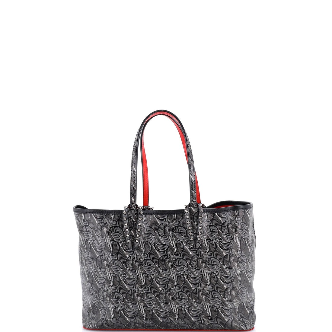 Small Christian Louboutin Cabata East West Tote Printed Leather: Small Christian Louboutin Cabata East West Tote Printed Leather This listing features Small Christian Louboutin Cabata East West Tote Printed Leather. Item specifics are provided below. Item