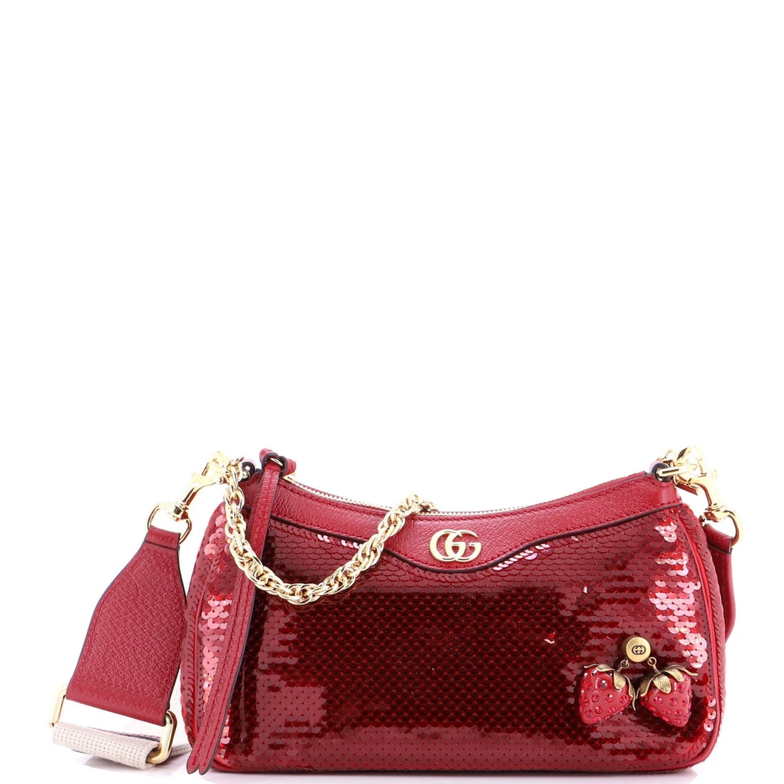 Small Gucci Strawberry Ophidia Shoulder Bag Sequins: Small Gucci Strawberry Ophidia Shoulder Bag Sequins This listing features Small Gucci Strawberry Ophidia Shoulder Bag Sequins. Item specifics are provided below. Item Specifics: Brand: Gucci Exterior