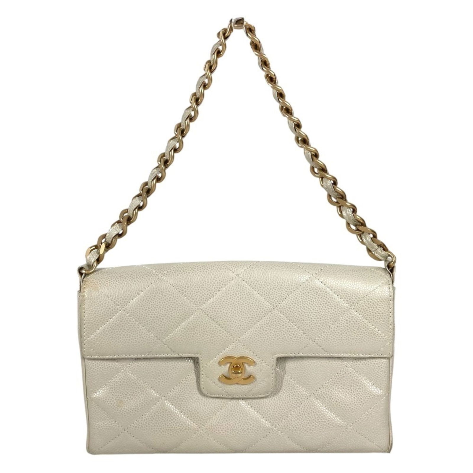 Calfskin Chanel Shoulder Bag Grained: Calfskin Chanel Shoulder Bag Grained This listing features Calfskin Chanel Shoulder Bag Grained. Item specifics are provided below. Item Specifics: Brand: Chanel Type: Shoulder Bag Material: Grained