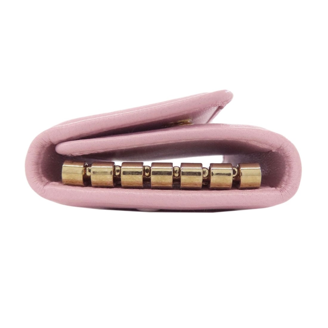 Calf MIUMIU 5PG222 Dot pattern key holder - 3