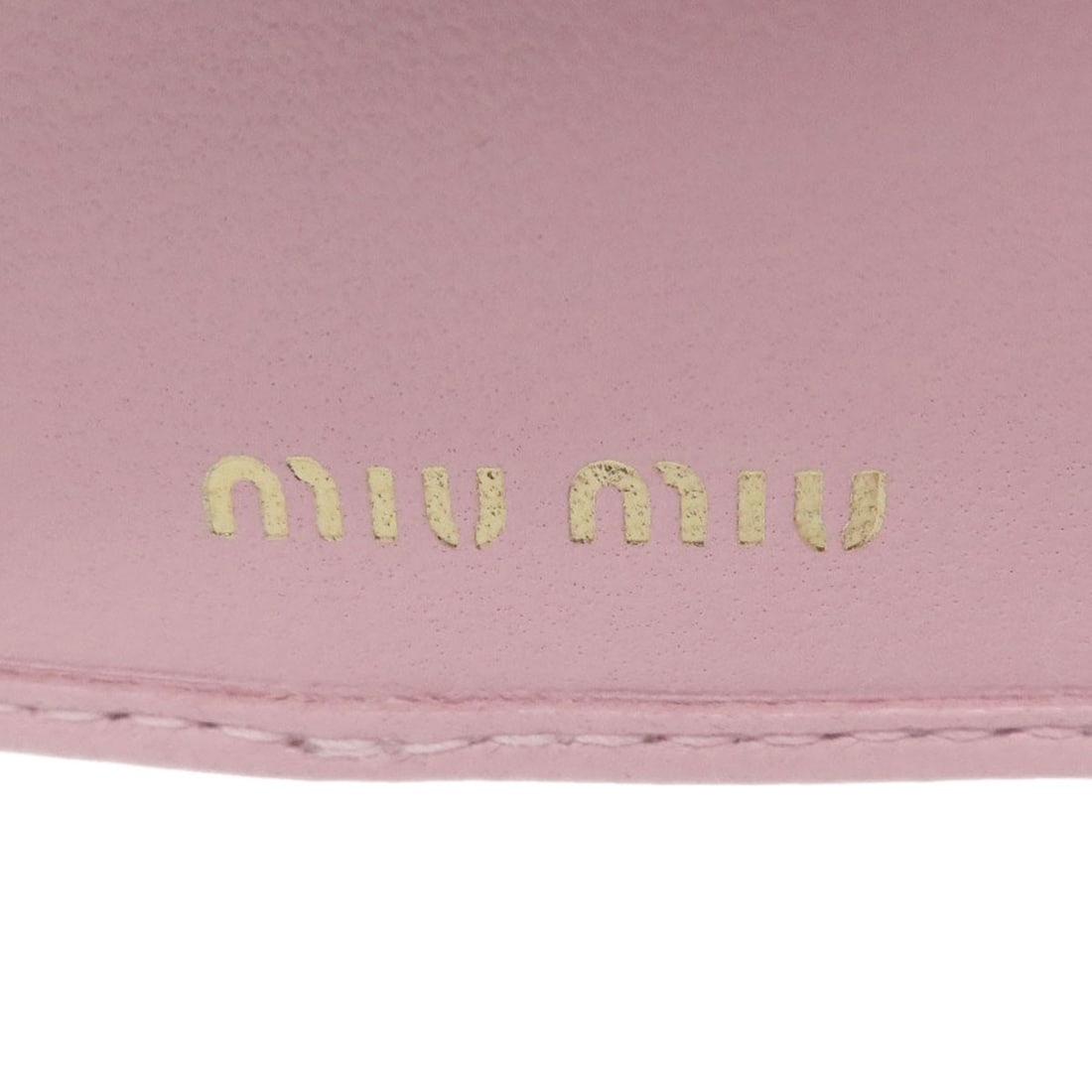 Calf MIUMIU 5PG222 Dot pattern key holder - 6