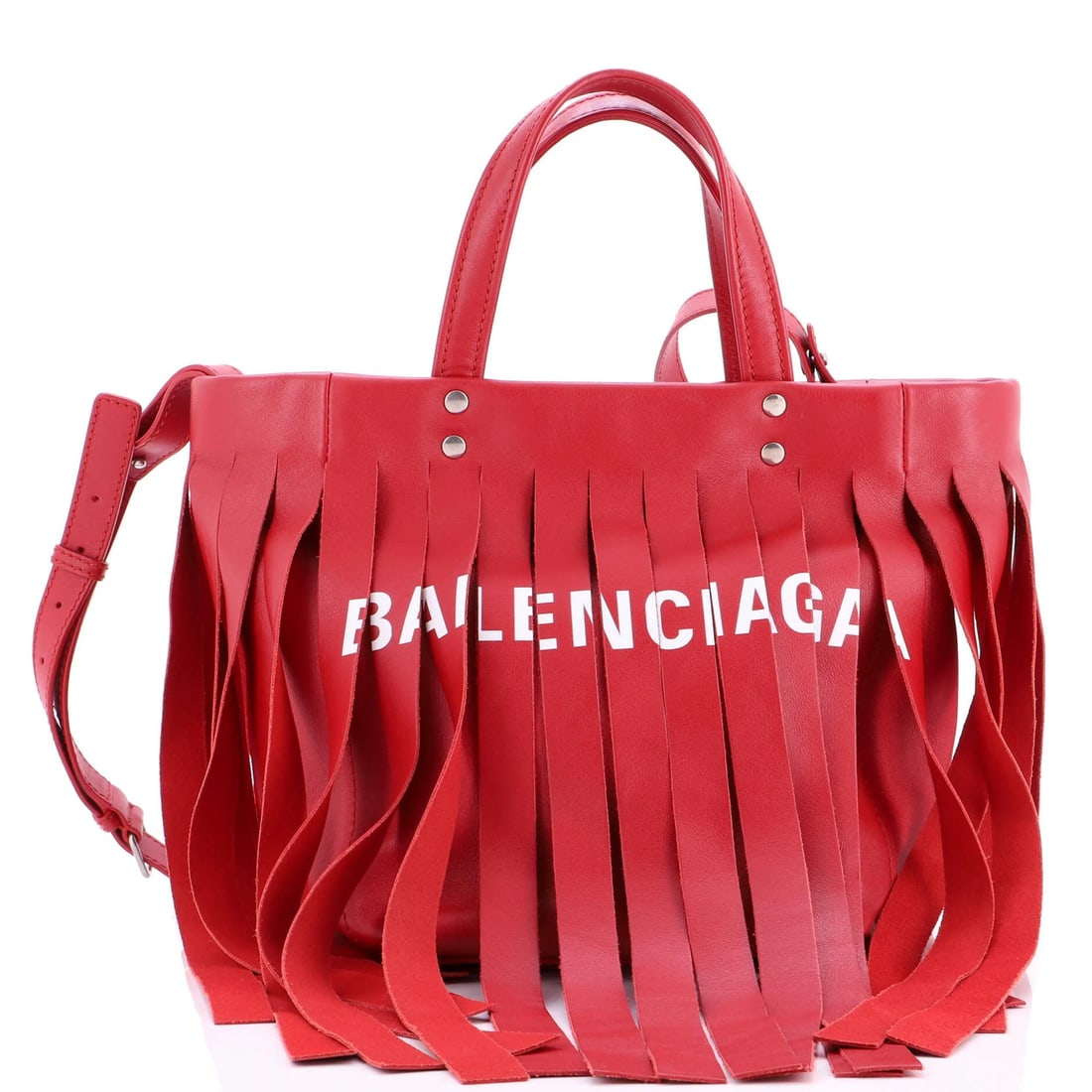 XS Balenciaga Laundry Cabas Tote Fringe Leather: XS Balenciaga Laundry Cabas Tote Fringe Leather This listing features XS Balenciaga Laundry Cabas Tote Fringe Leather. Item specifics are provided below. Item Specifics: Brand: Balenciaga Exterior
