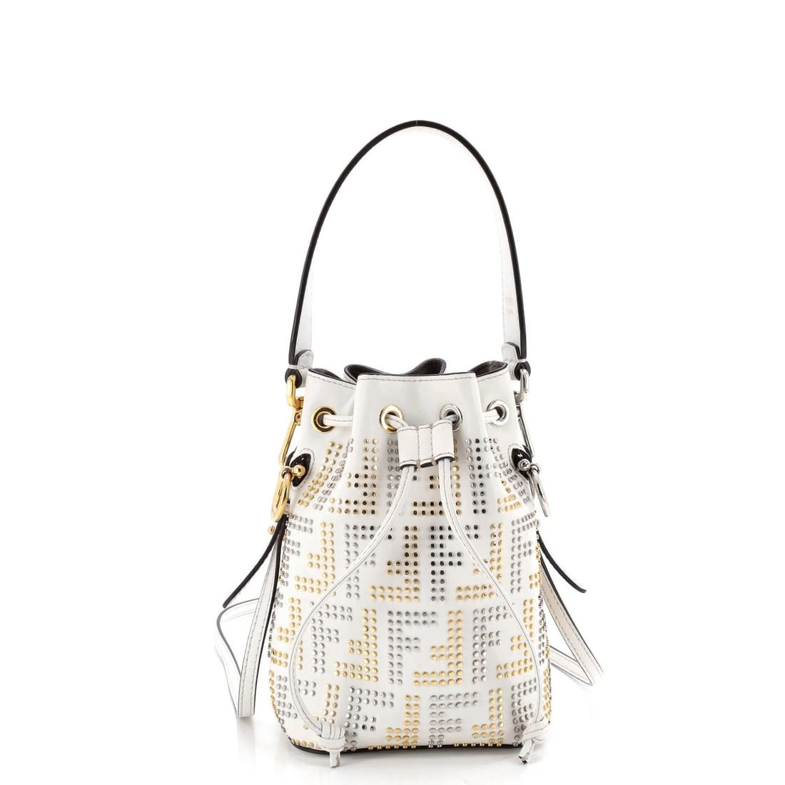Mini Fendi Mon Tresor Bucket Bag Zucca Studded Leather: Mini Fendi Mon Tresor Bucket Bag Zucca Studded Leather This listing features Mini Fendi Mon Tresor Bucket Bag Zucca Studded Leather. Item specifics are provided below. Item Specifics: Brand: Fendi