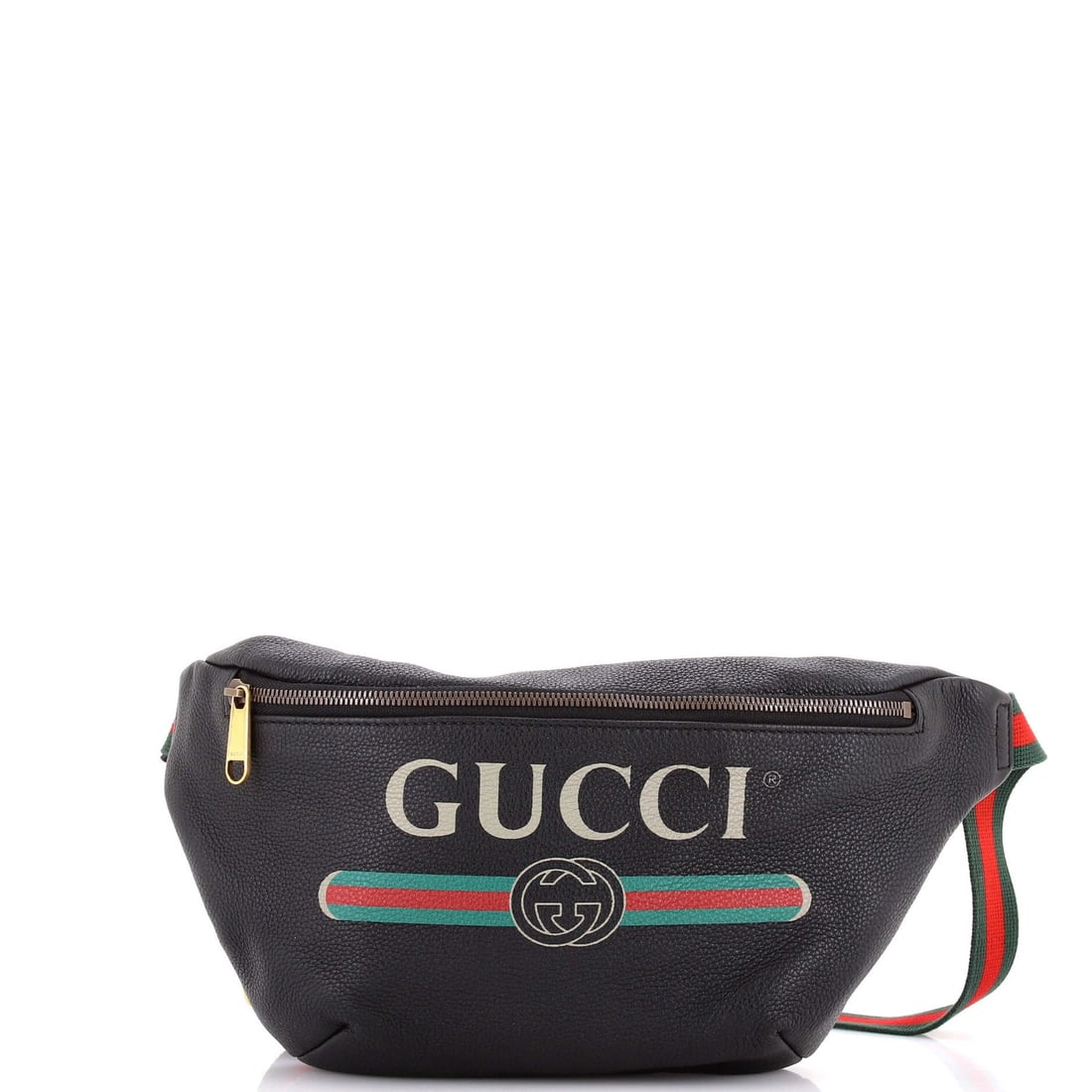 Medium Gucci Logo Belt Bag Printed Leather (1 of 5)