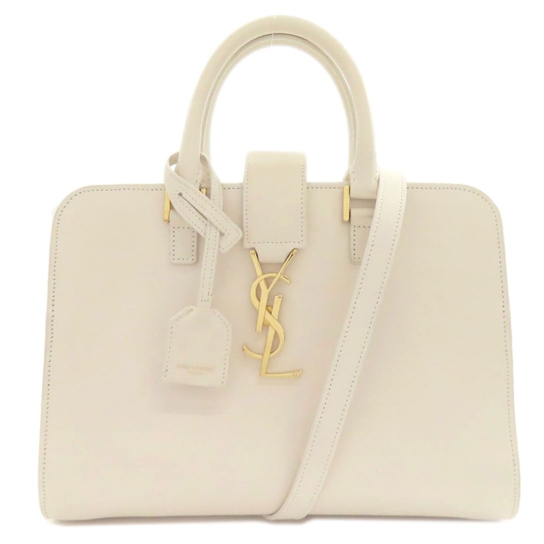 Leather SAINT LAURENT Baby Kabas 2WAY Handbag: Leather SAINT LAURENT Baby Kabas 2WAY Handbag This listing features Leather SAINT LAURENT Baby Kabas 2WAY Handbag. Item specifics are provided below. Item Specifics: Brand: SAINT LAURENT Style: