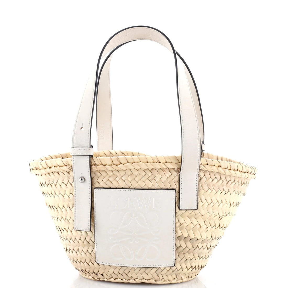 Small Loewe Basket Tote Raffia (1 of 5)