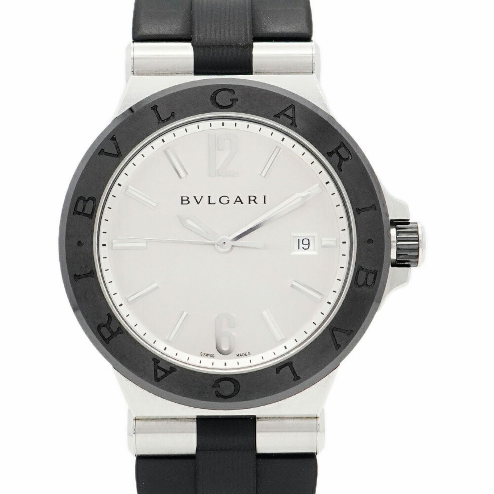 Wristwatch Bvlgari: Wristwatch Bvlgari This listing features Wristwatch Bvlgari. Item specifics are provided below. Item Specifics: Brand: Bvlgari Type: Wristwatch Gender: Men Material (Band): Rubber Color (Dial):