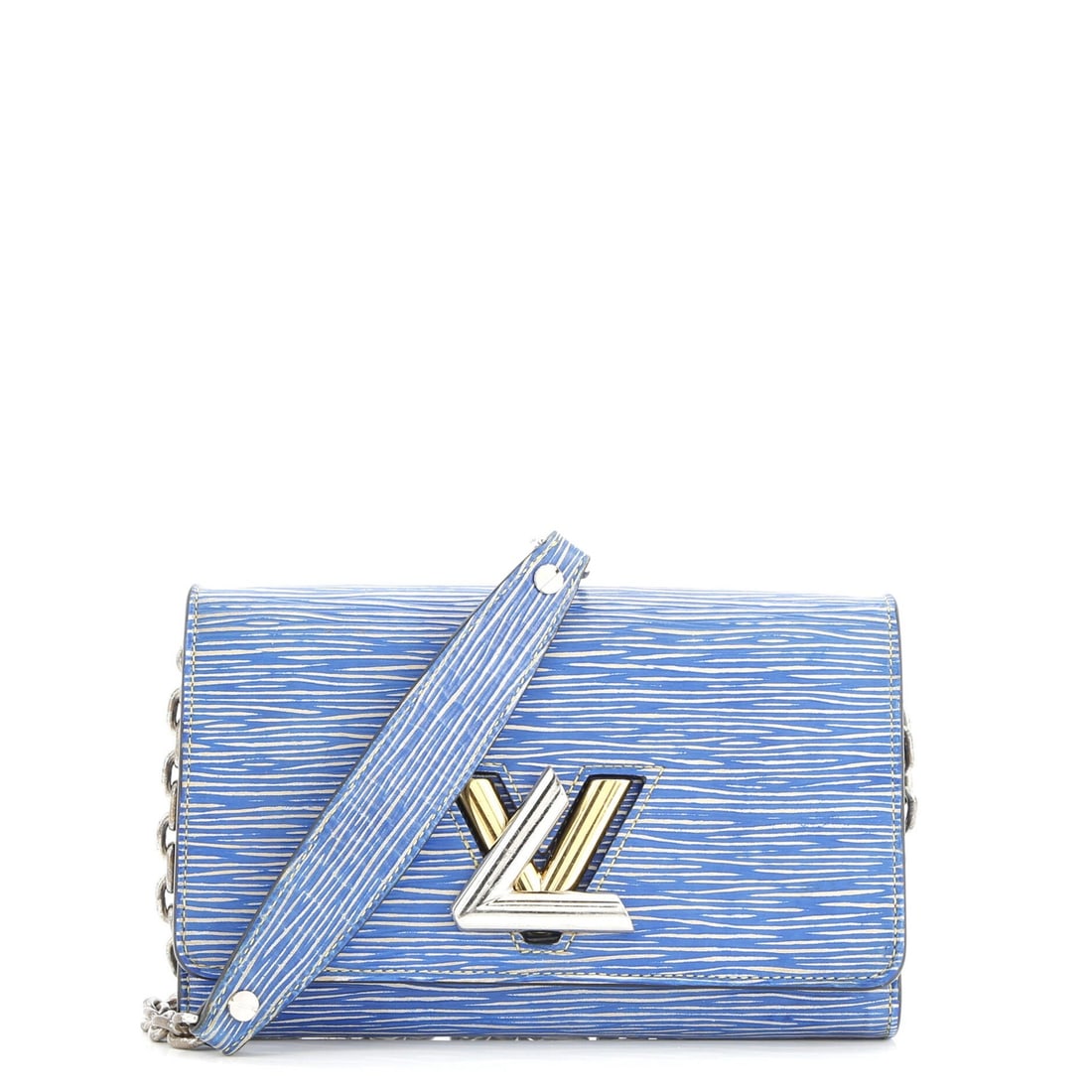 Leather Louis Vuitton Twist Chain Wallet Epi (1 of 8)