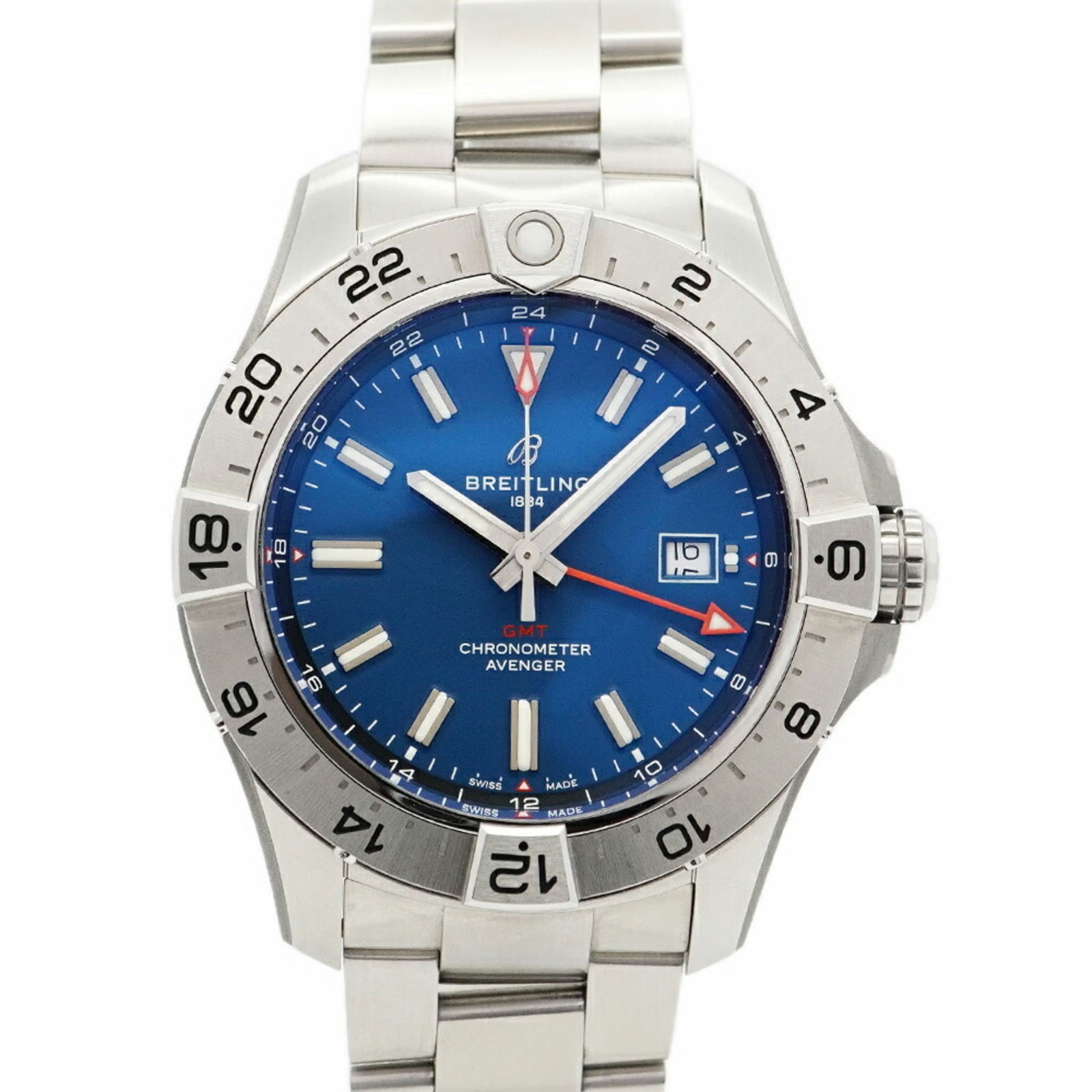 Wristwatch Breitling: Wristwatch Breitling This listing features Wristwatch Breitling. Item specifics are provided below. Item Specifics: Brand: Breitling Type: Wristwatch Gender: Men Material (Band): Stainless Steel Color