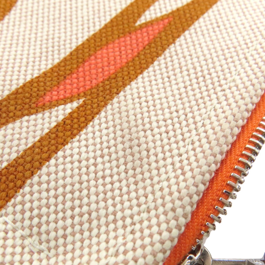 Canvas HERMES logo Accessory pouch - 8