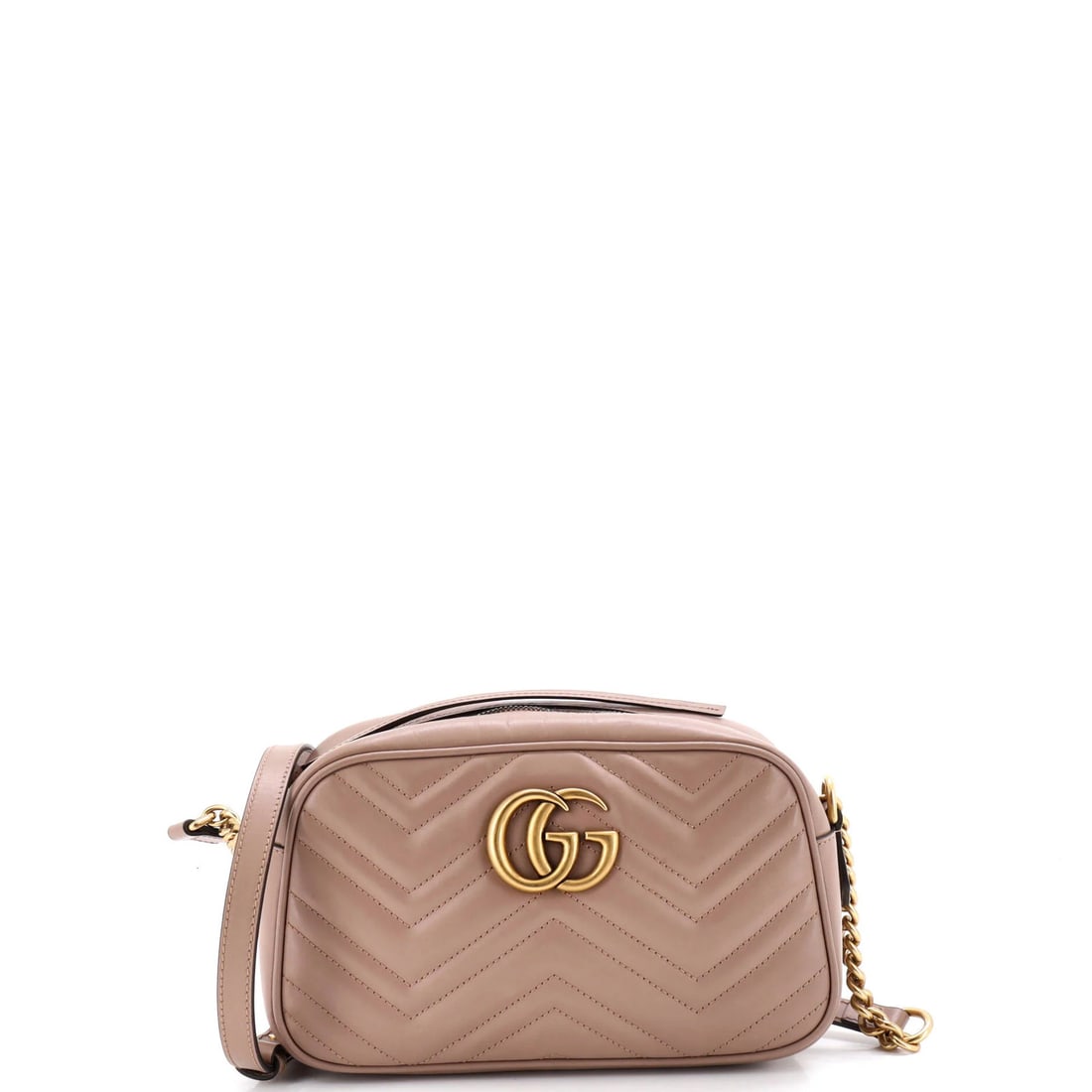 Mini Gucci GG Marmont Flap Bag Matelasse Leather Super (1 of 5)