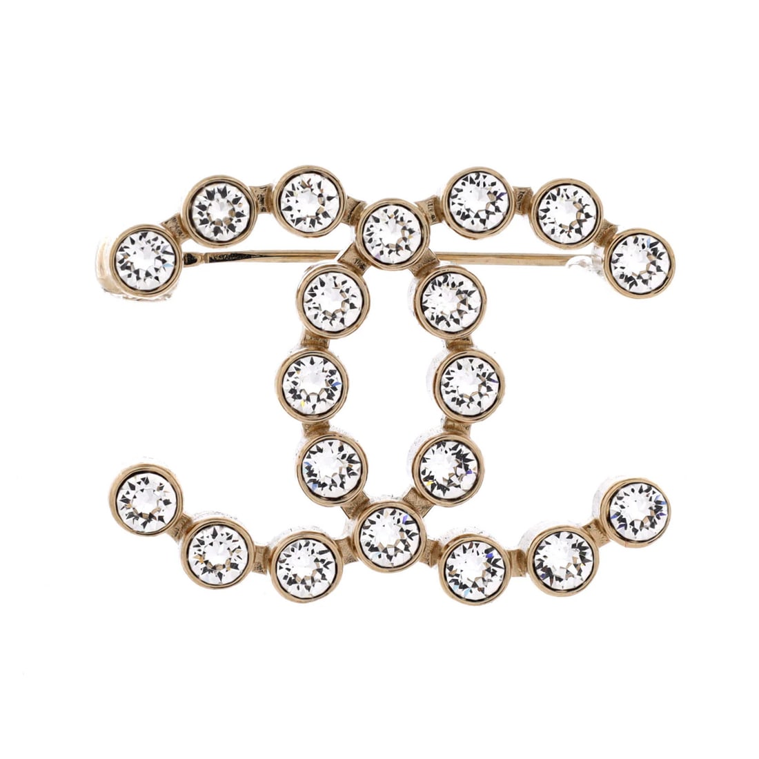 Crystals Chanel CC Brooch Metal with: Crystals Chanel CC Brooch Metal with This listing features Crystals Chanel CC Brooch Metal with. Item specifics are provided below. Item Specifics: Type: Brooch Brand: Chanel Material: Crystal Metal C