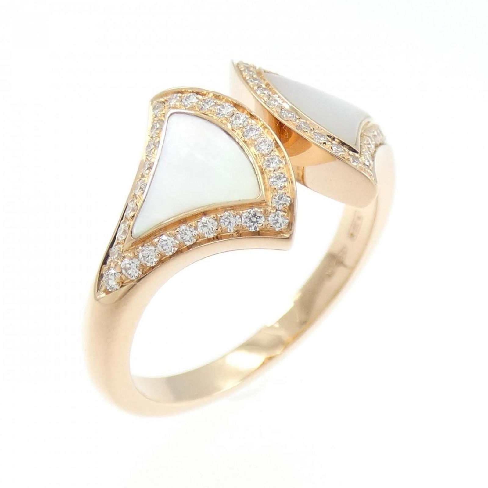 (18K) Bvlgari Band Ring Pink Gold (1 of 5)