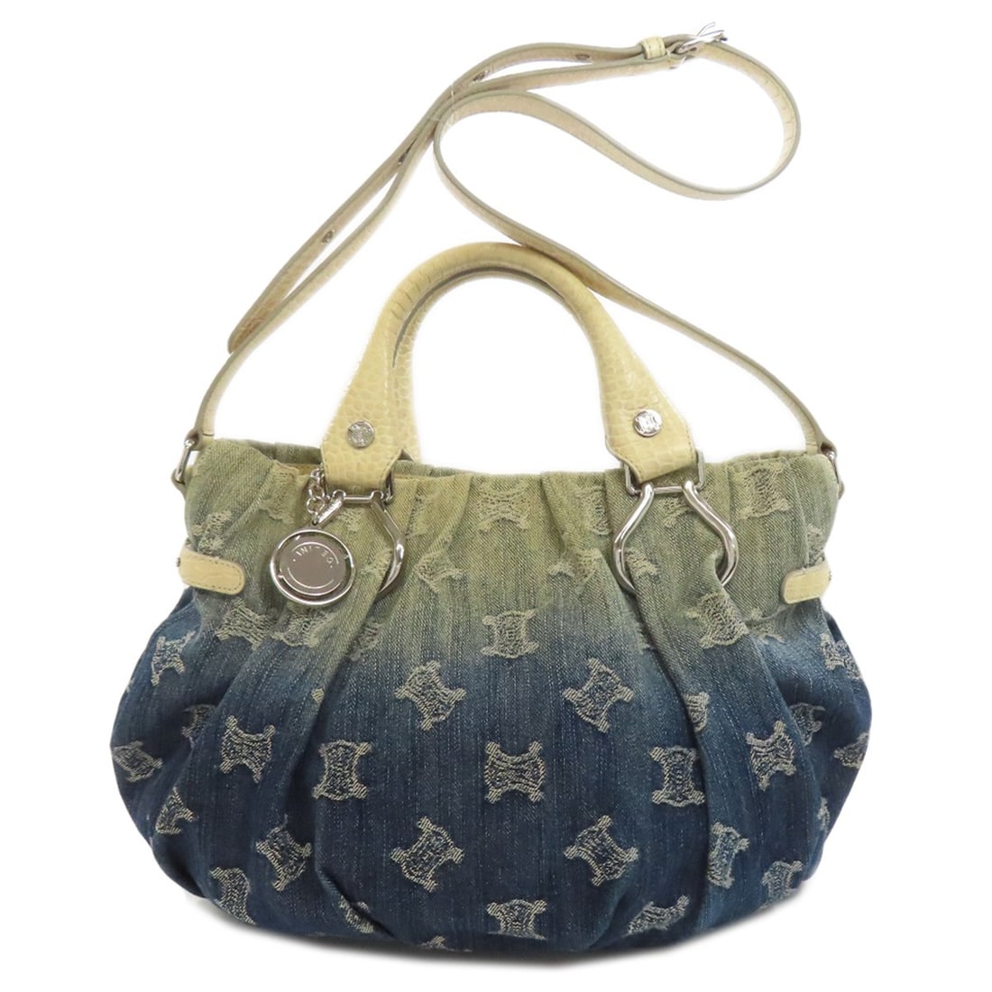 Denim CELINE Triomphe 2WAY Handbag (1 of 20)