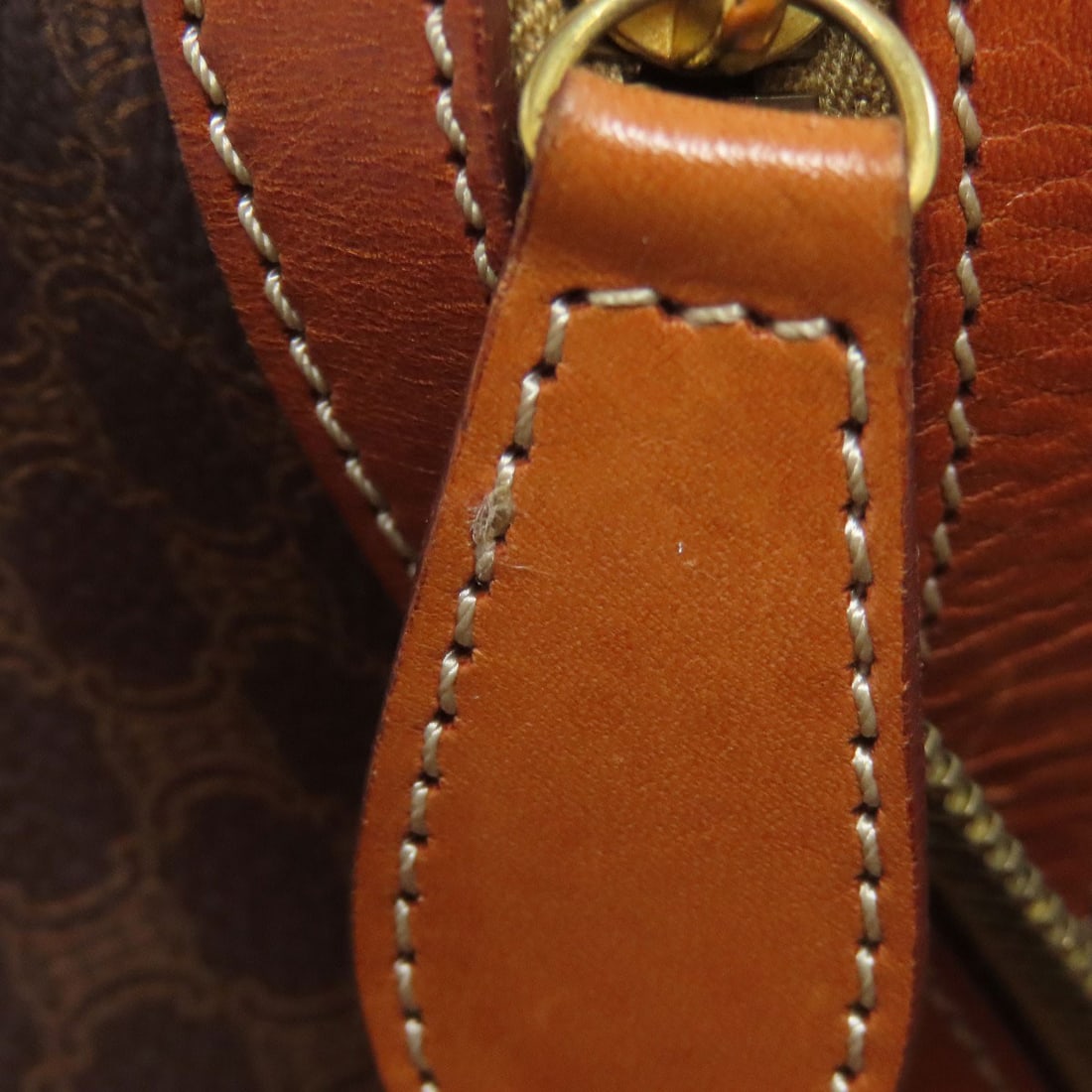 PVC CELINE Macadam pattern Boston bag - 14