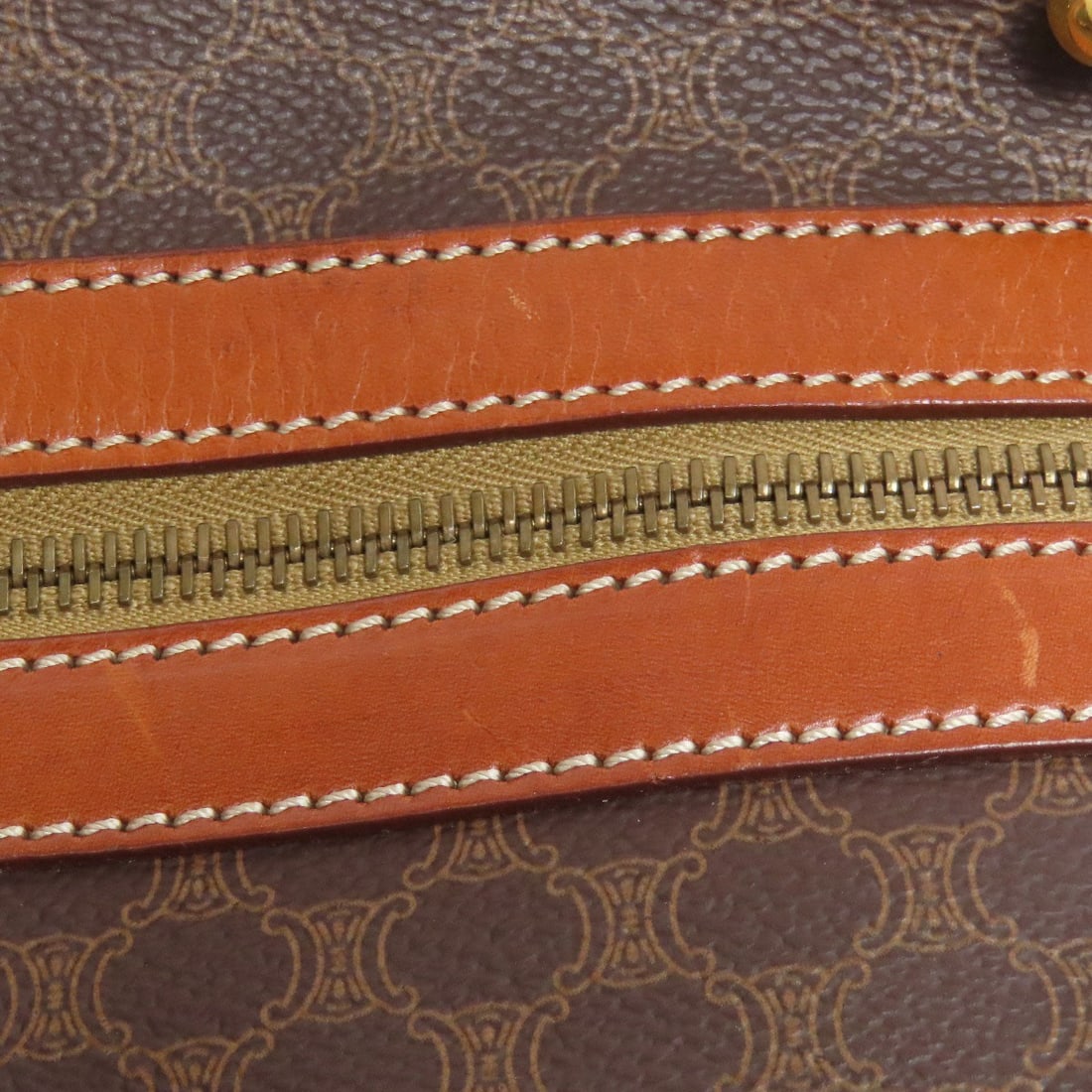 PVC CELINE Macadam pattern Boston bag - 15