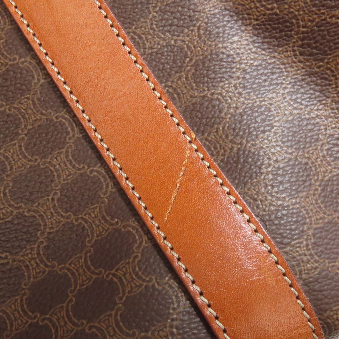 PVC CELINE Macadam pattern Boston bag - 17