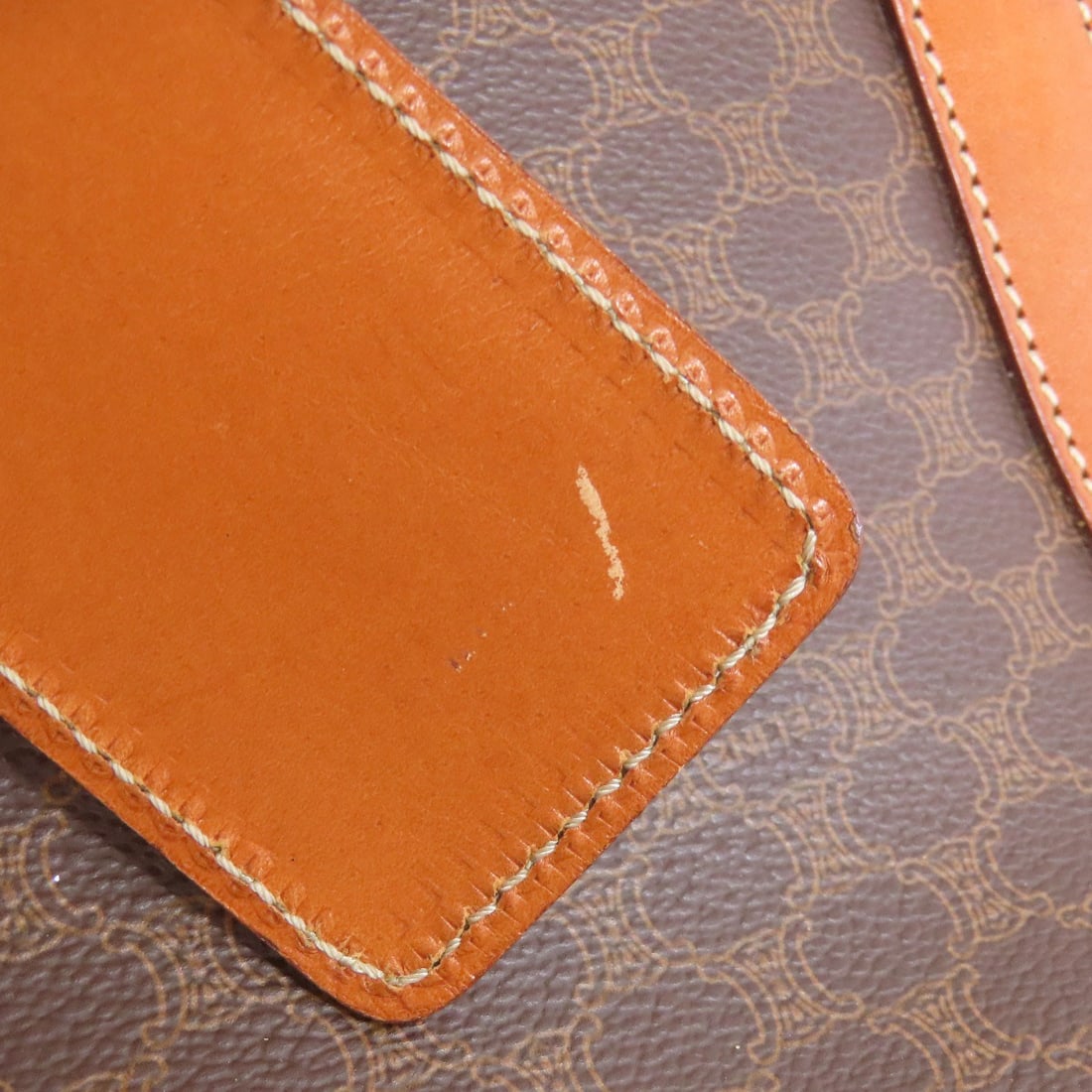 PVC CELINE Macadam pattern Boston bag - 19