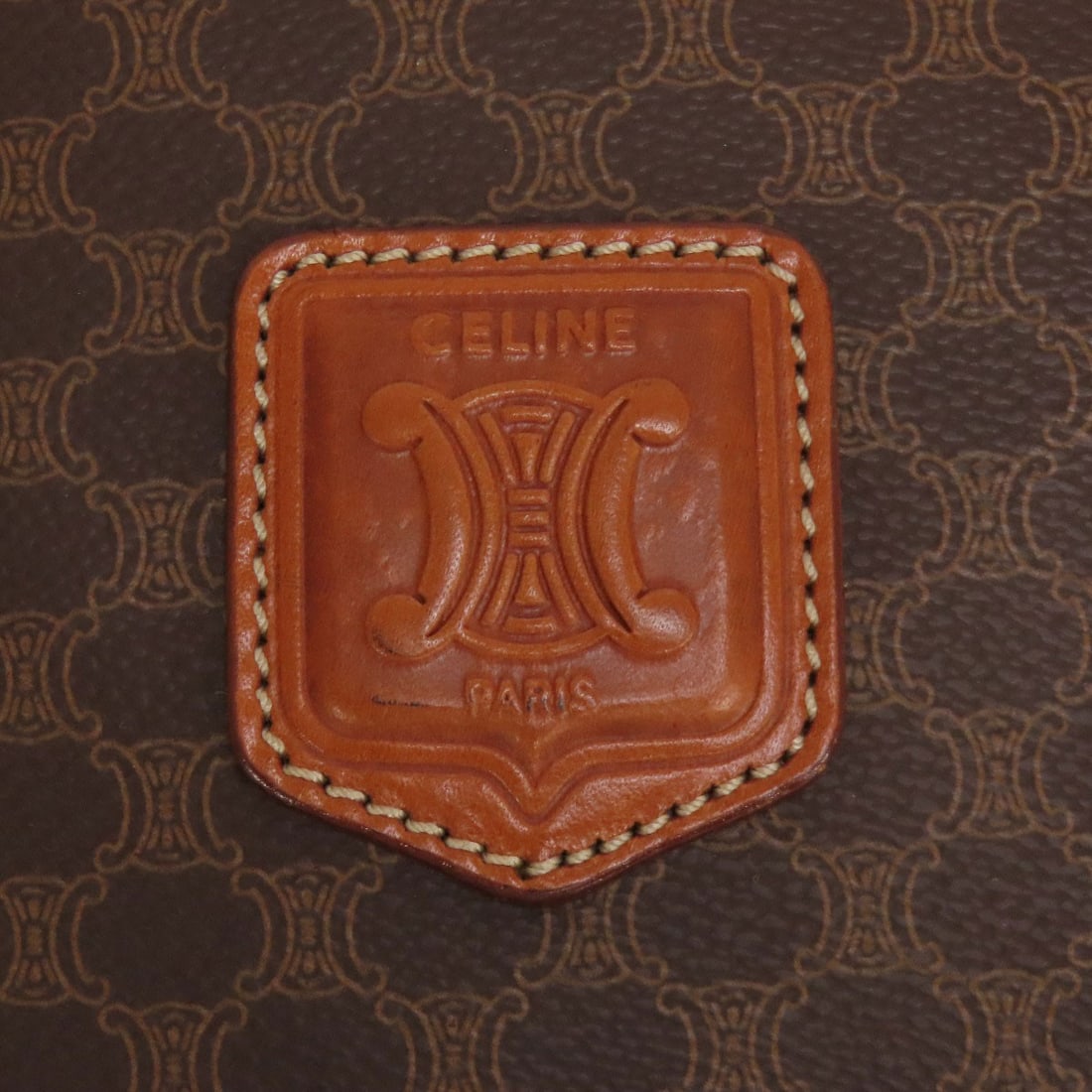 PVC CELINE Macadam pattern Boston bag - 6