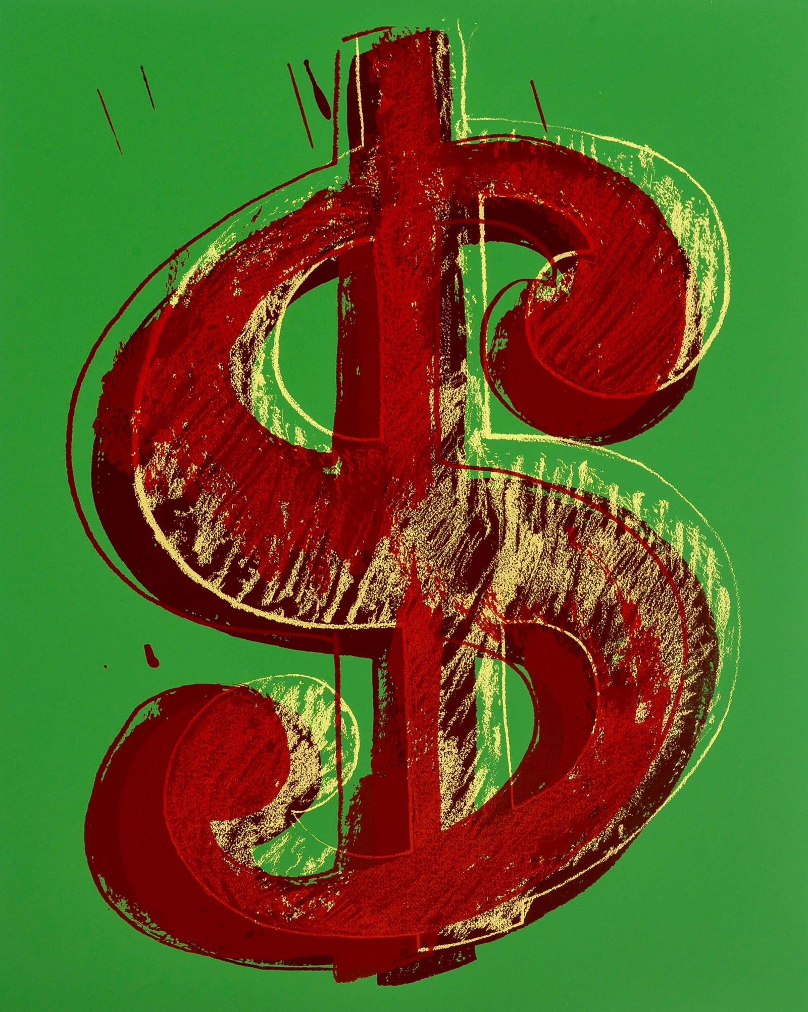 Silkscreen - Andy Warhol - Dollar Sign - Green - Official - Sunday B. Morning: Silkscreen - Andy Warhol - Dollar Sign - Green - Official - Sunday B. Morning This listing features Silkscreen - Andy Warhol - Dollar Sign - Green - Official - Sunday B. Morning. Item specifics are